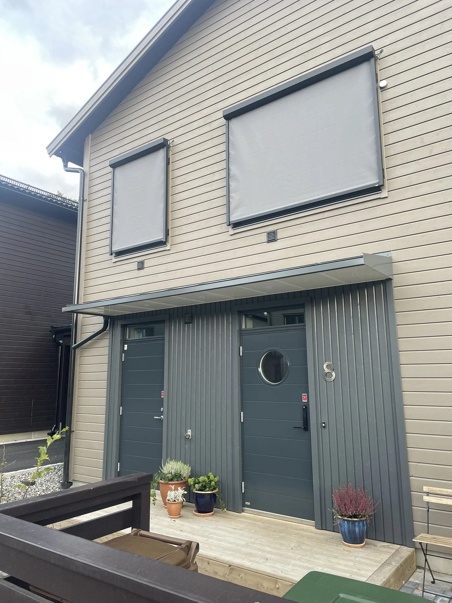 Markis montering - Efter