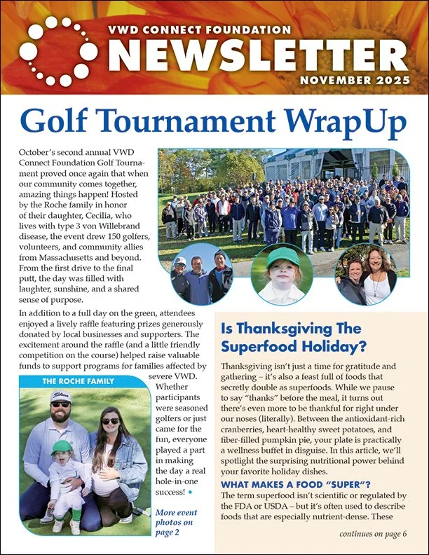 VWD Connect Foundation newsletter November 2025