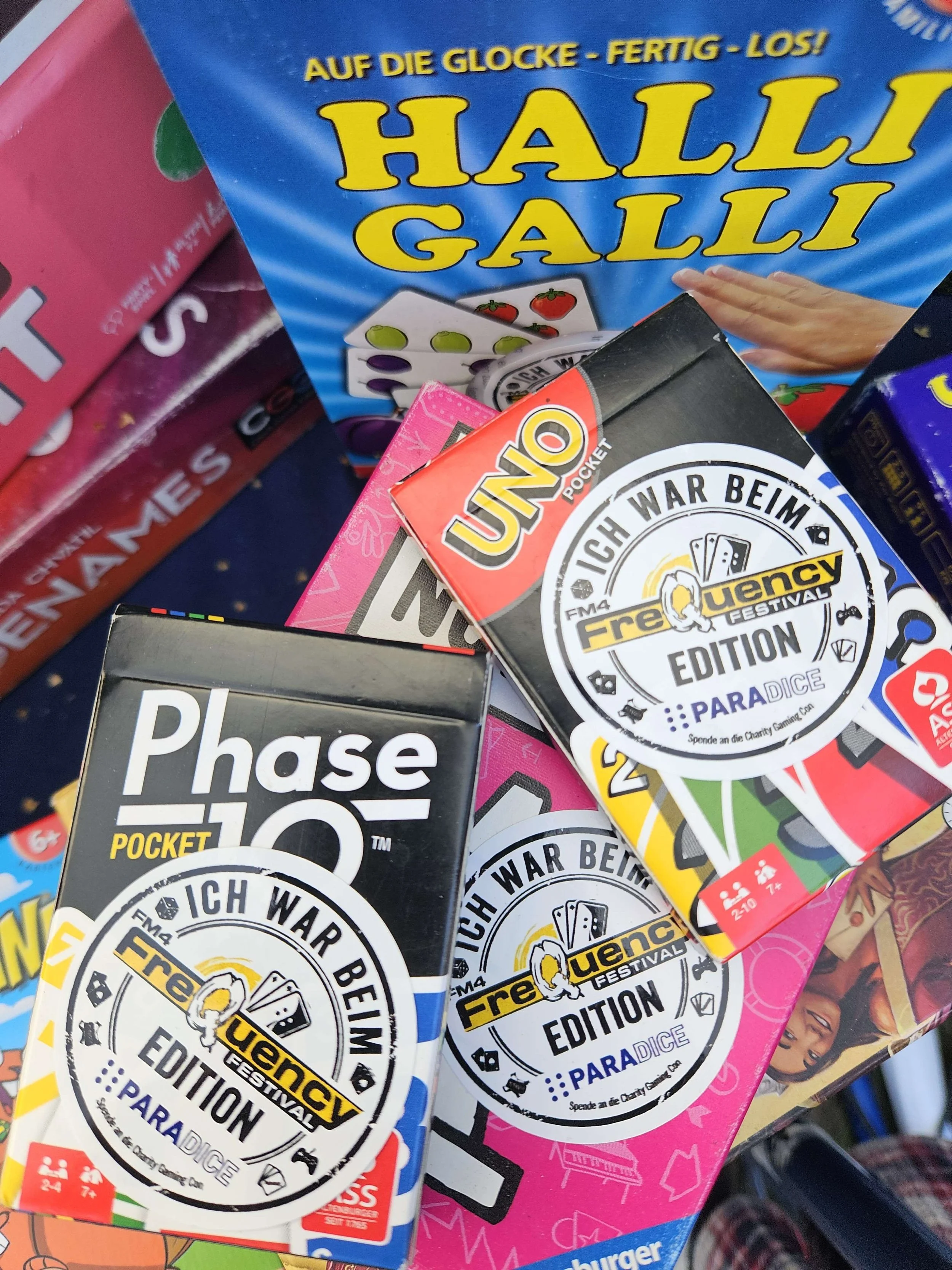 Spieleauswahl am Frequency