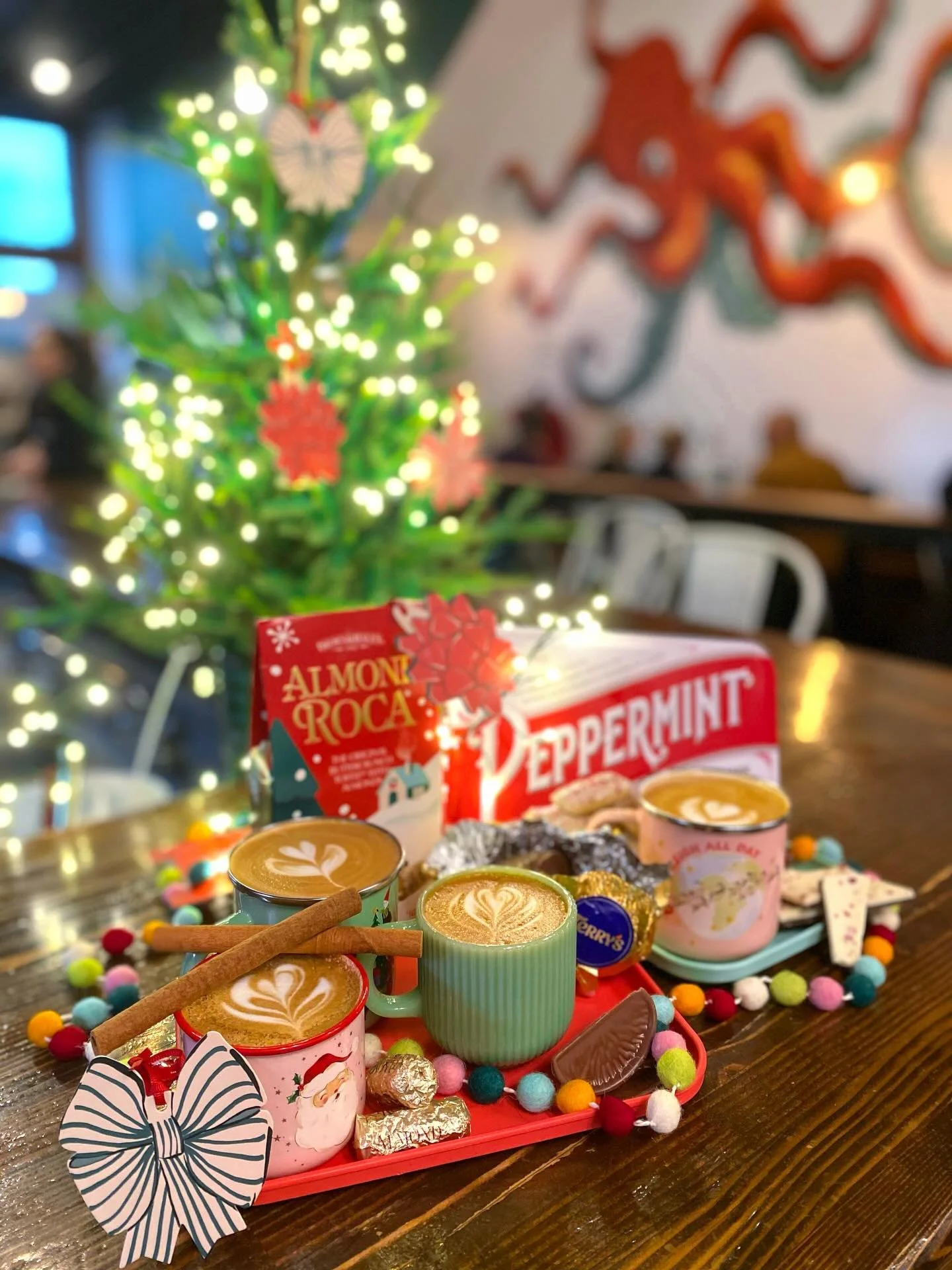 Happy small business Saturday, Tacoma! Pop in for a yummy treat while you&rsquo;re out and about today. We&rsquo;ve got some delicious beverages full of holiday cheer (spirits: optional) to warm you up!

🍫  Almond Roca Mocha
🍊 Terry&rsquo;s Orange 