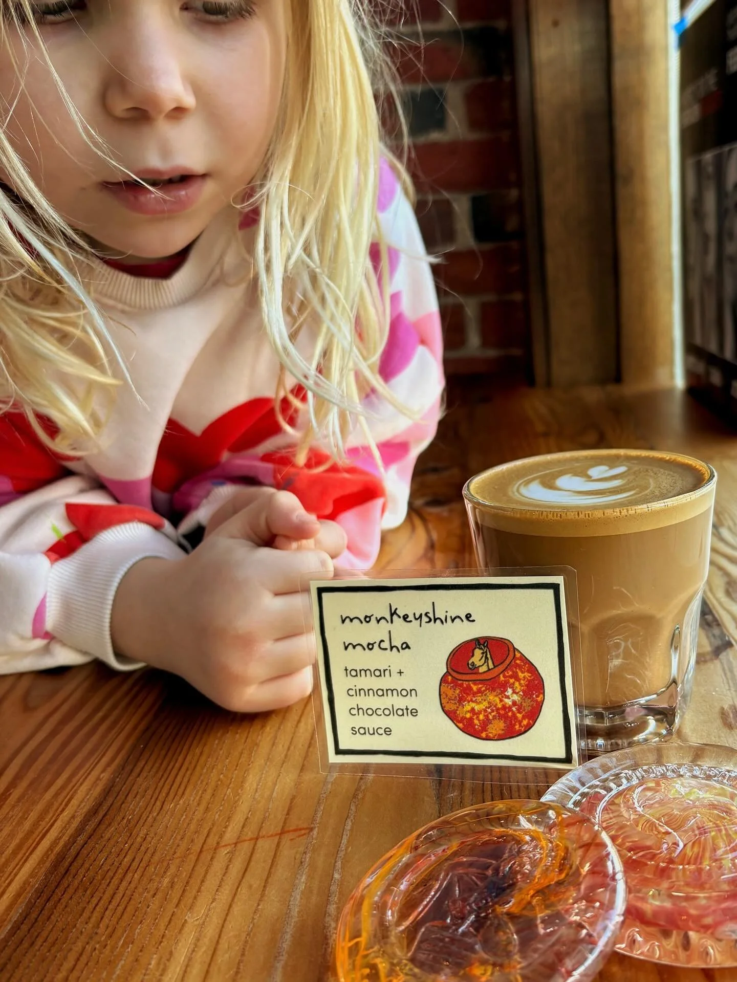 Happy lunar new year, Tacoma, and happy Monkeyshine season! To keep you all warm and caffeinated while you hide and/or seek, our Monkeyshine Mocha is back, featuring our house chocolate sauce, cinnamon syrup, and dash of tamari. 

And, like last year