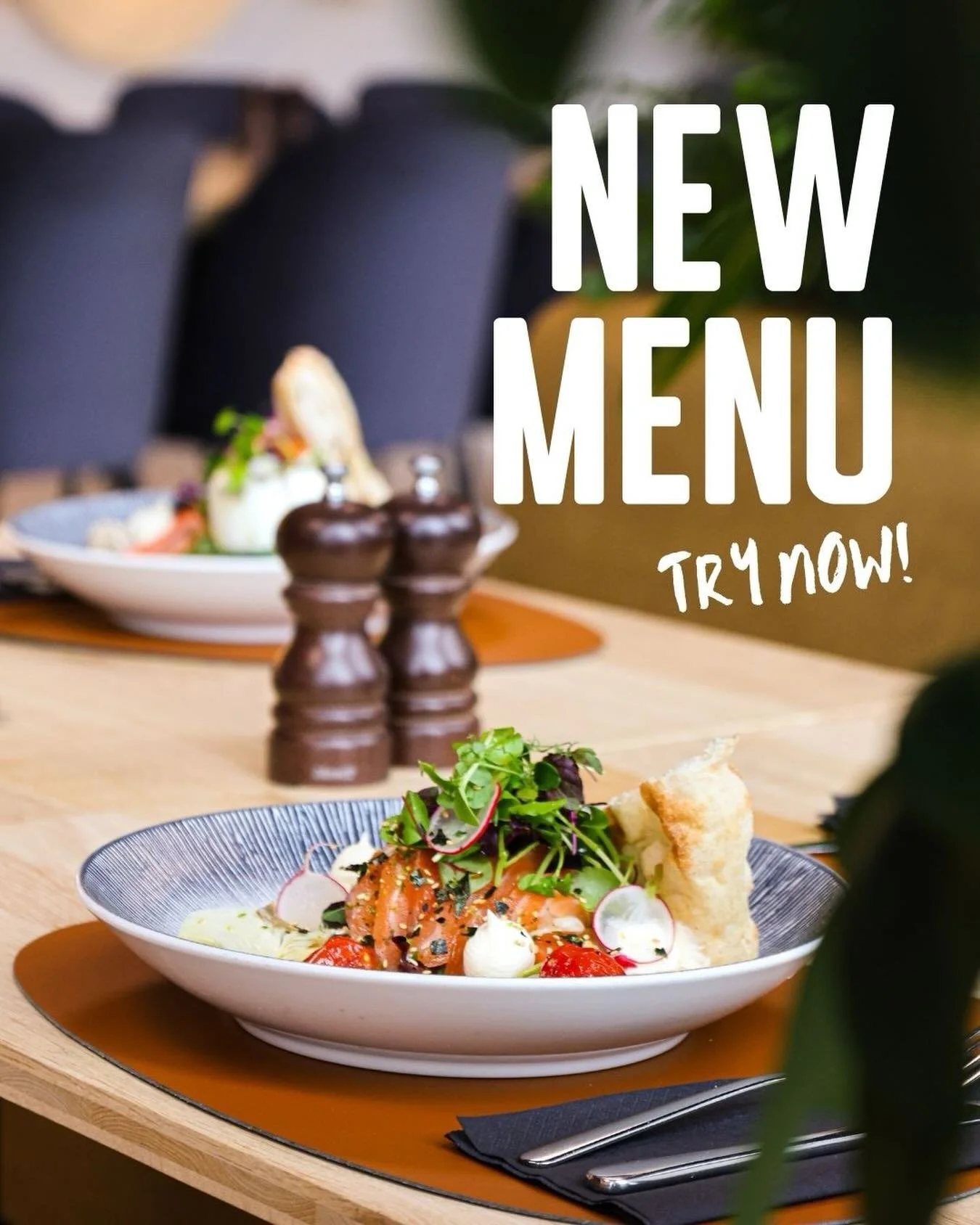 Today&rsquo;s headline:
NEW MENU OUT NOW 🗞️

Tijd om je vaste order los te laten en je nieuwe favoriete gerecht te ontdekken. 👌🏼❤️

See you soon! 

#mediacafe #antwerp #newmenu #nieuwmenu #goodfood
