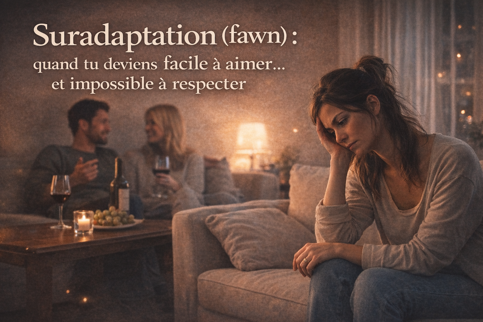 Suradaptation (fawn) : quand tu deviens facile à aimer… et impossible à respecter