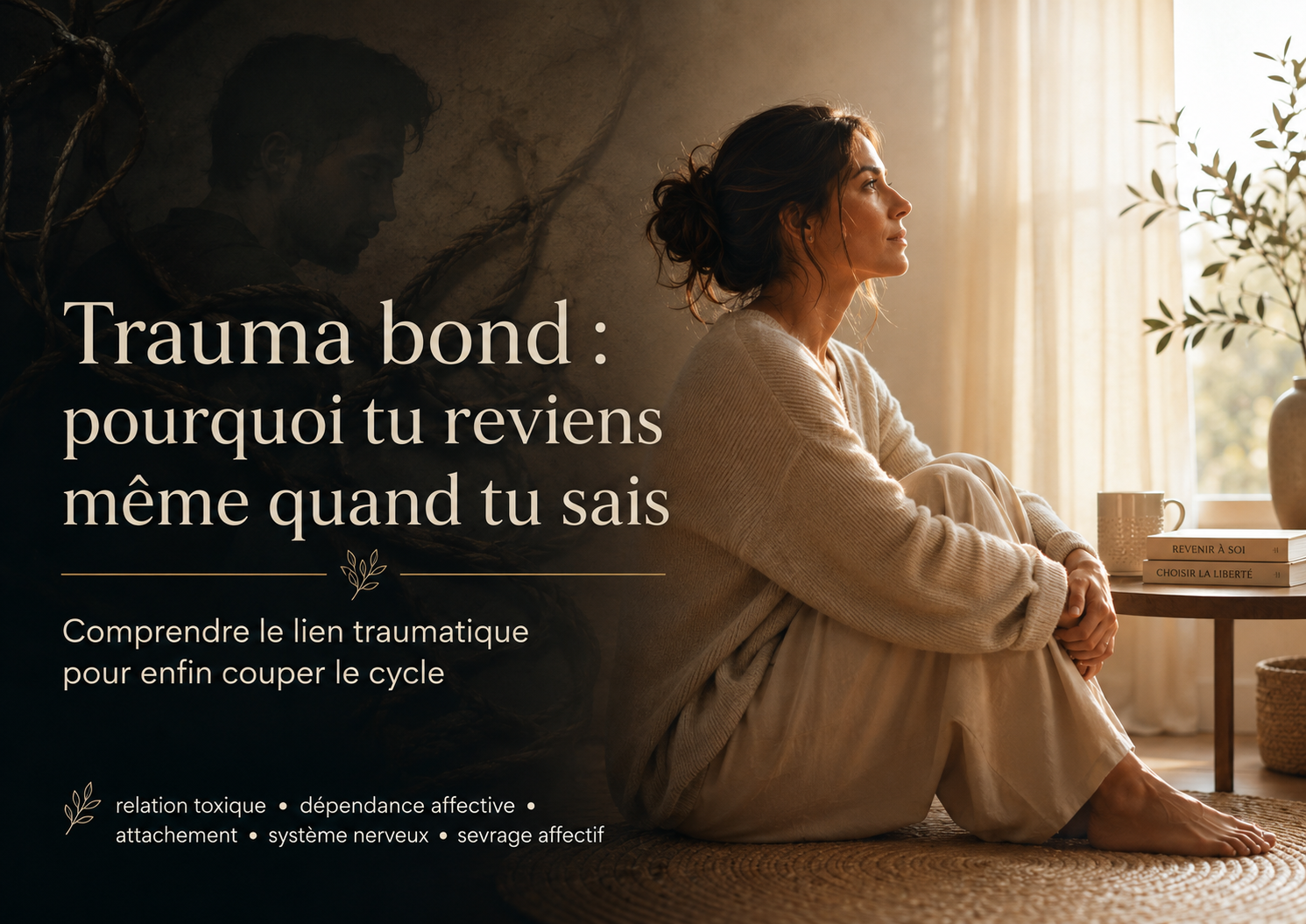 Trauma bond (lien traumatique) : pourquoi tu reviens vers lui/elle même quand tu sais (et comment couper le lien)