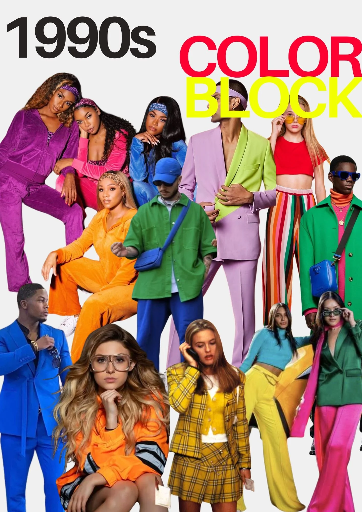 1990s Costume Inspo Color Block