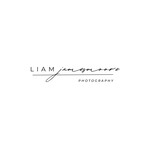 Liam James Moore Photography logo with stylish text design.