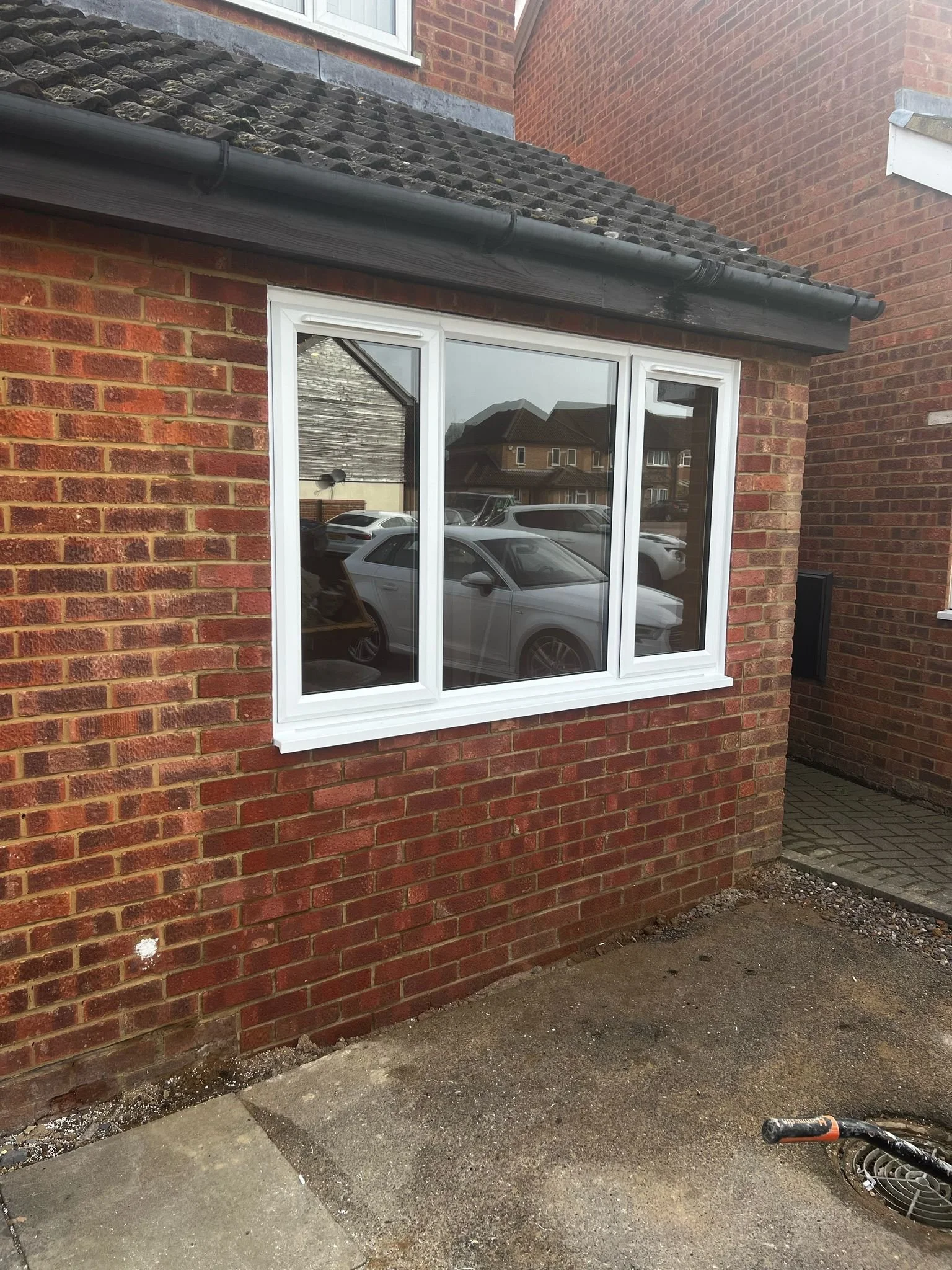 Garage conversion front window