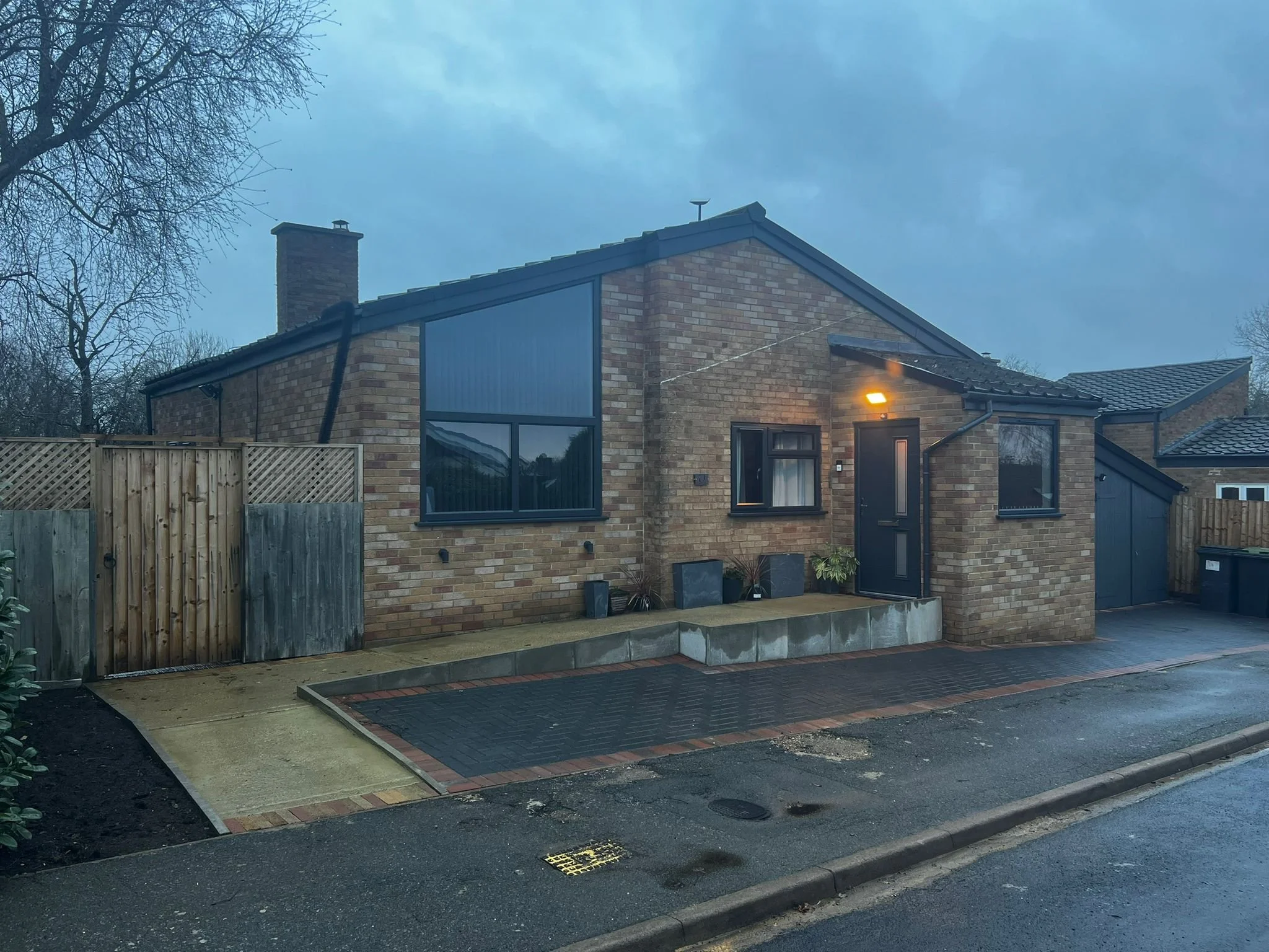 Single story wrap around extension