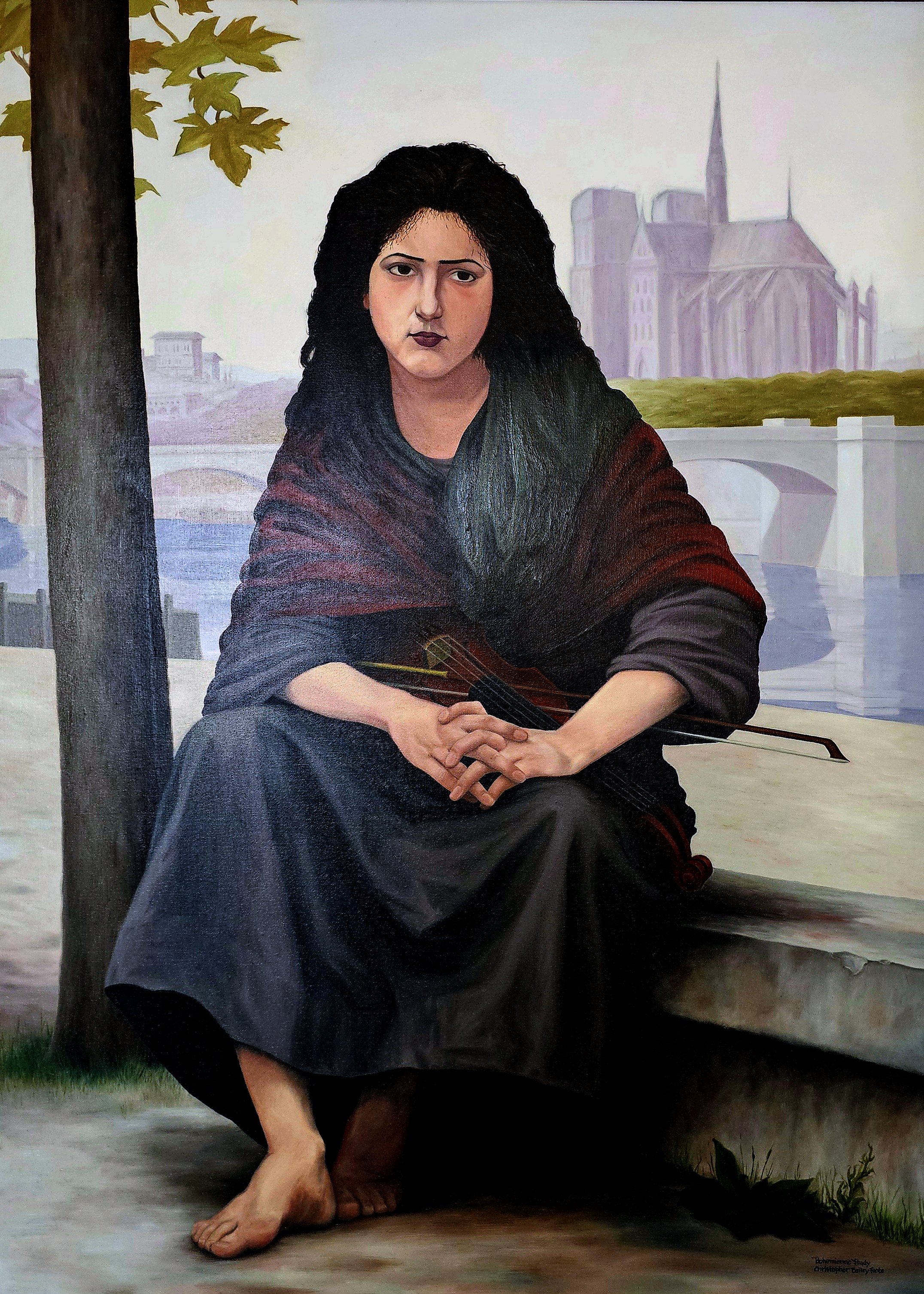 Bohemienne / Oil on Canvas / 35 x 47.5"