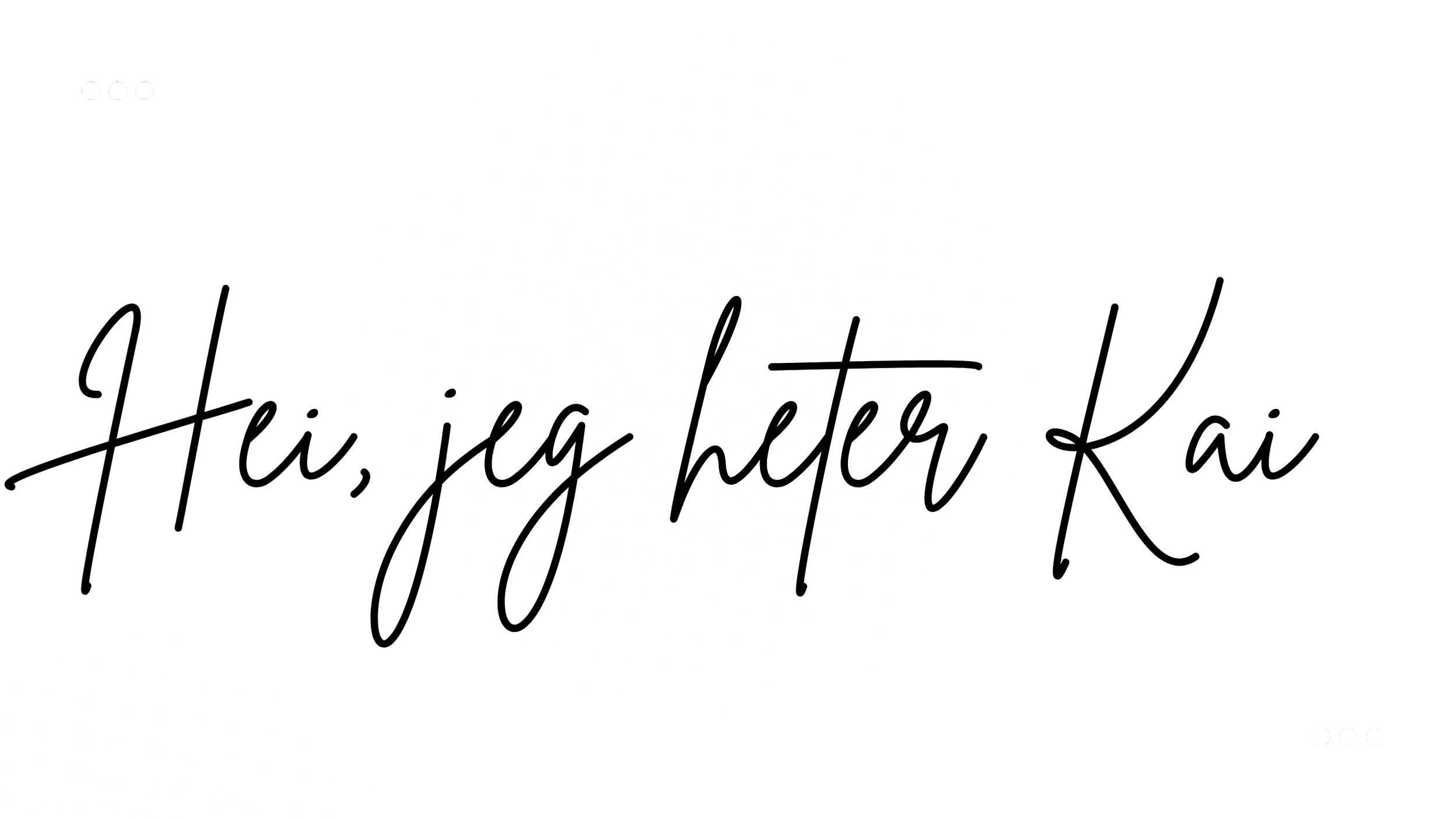 Black clock face with white dots, white hour and minute hands, and small white dots in corners.