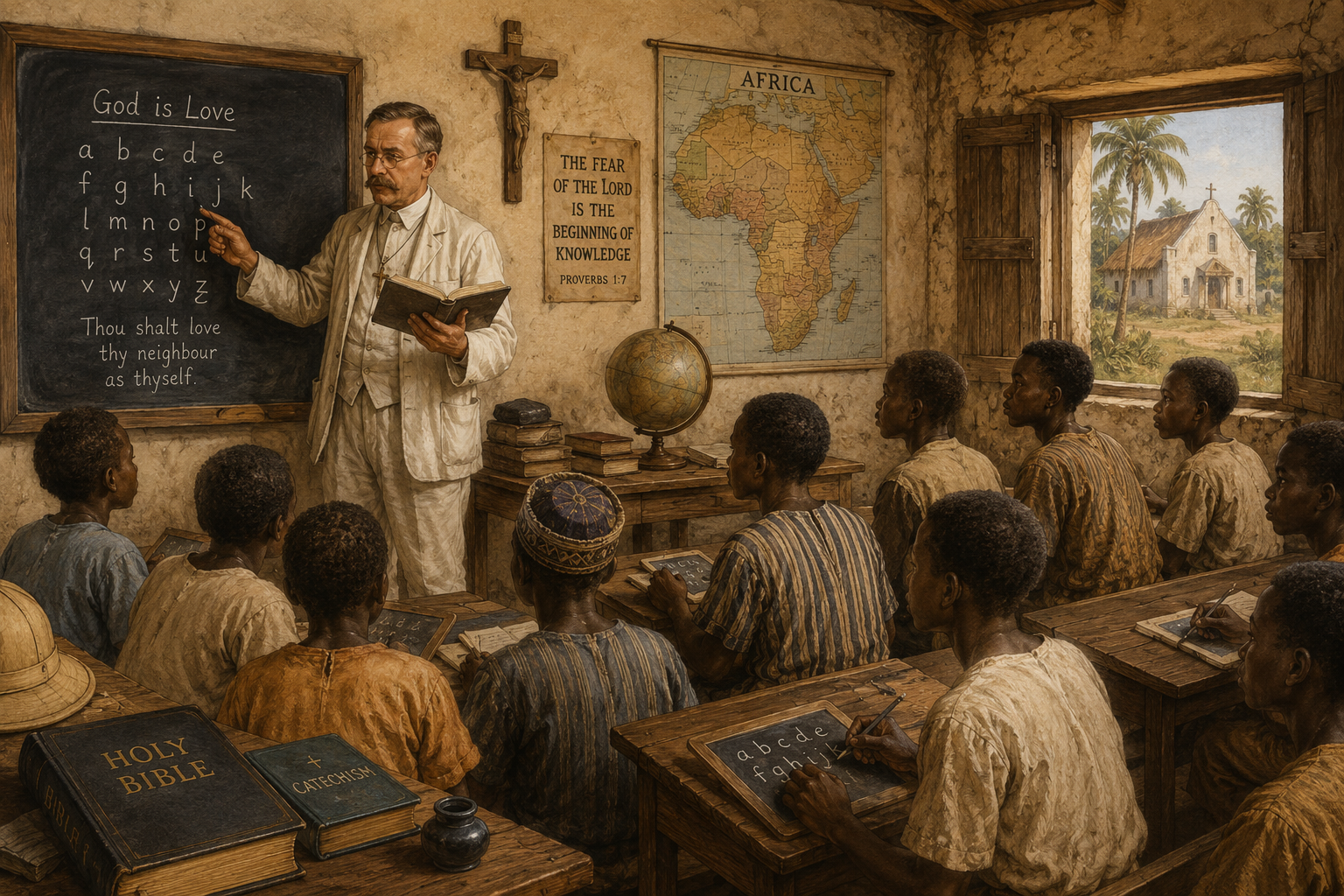 How Missionary Education Reshaped African Societies: Literacy, Power, and Resistance Before Independence (19th Century–1960s)