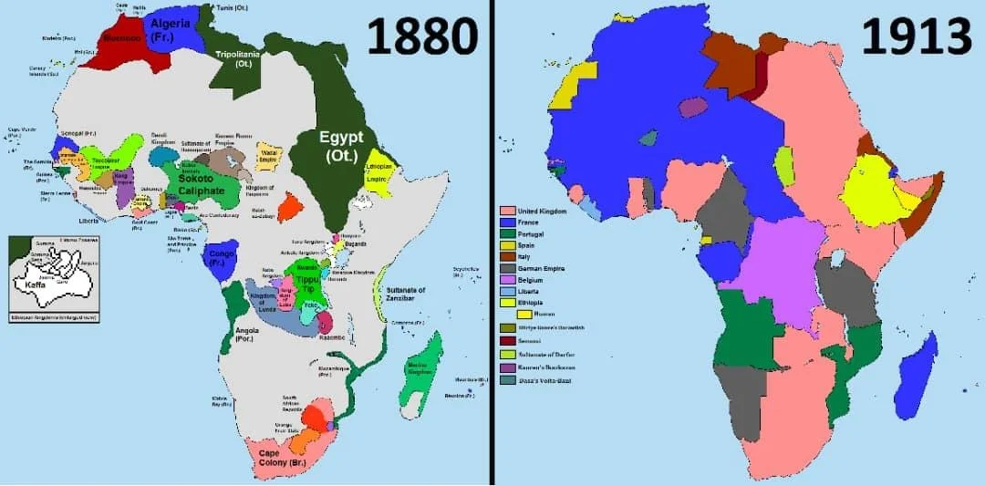 How European Colonial Powers Suddenly Began the Scramble for Africa in the Late 19th Century.