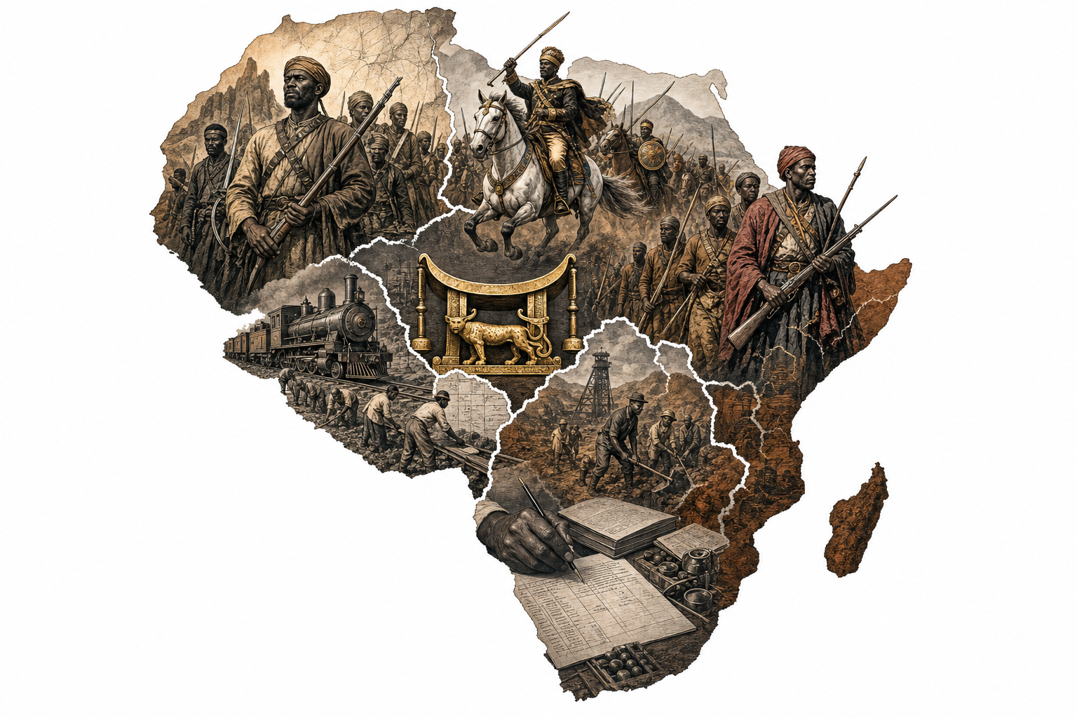 How African societies resisted European conquest and how colonial rule reshaped the continent