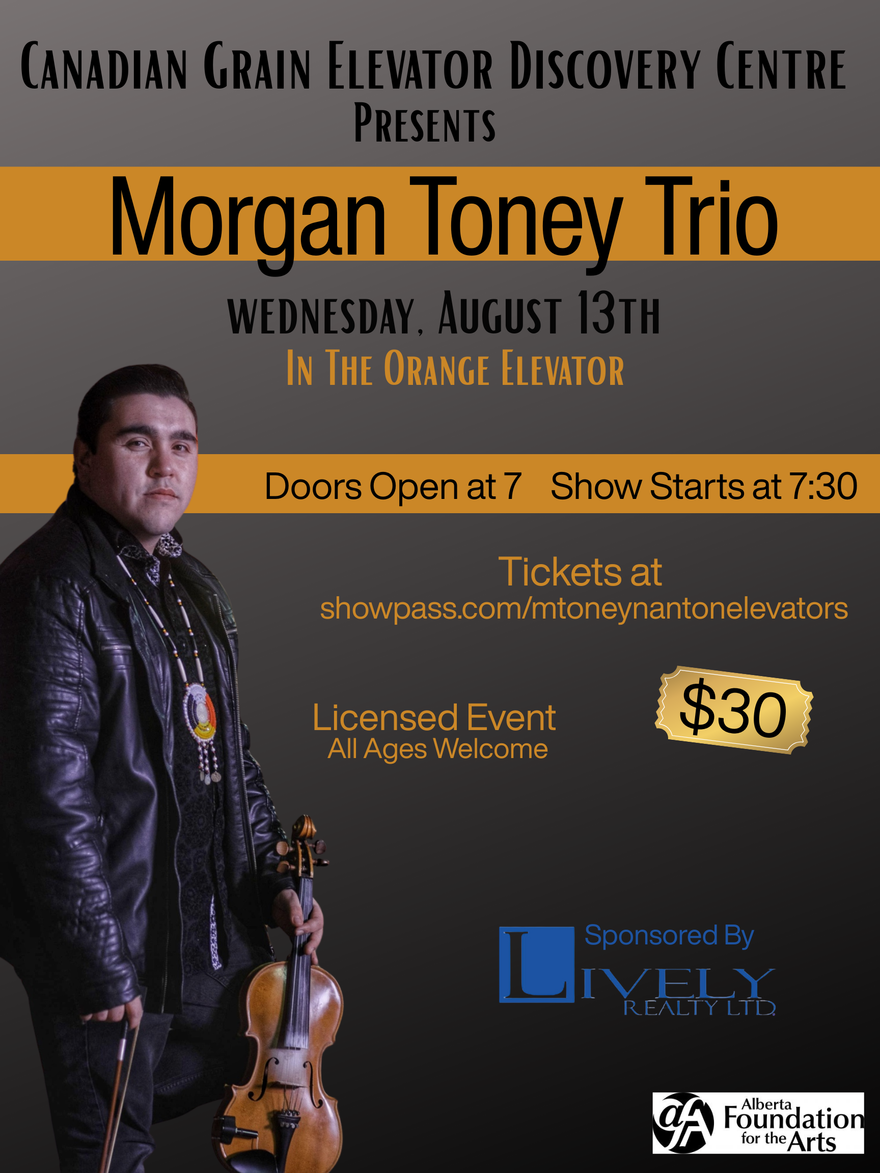 Morgan Toney concert