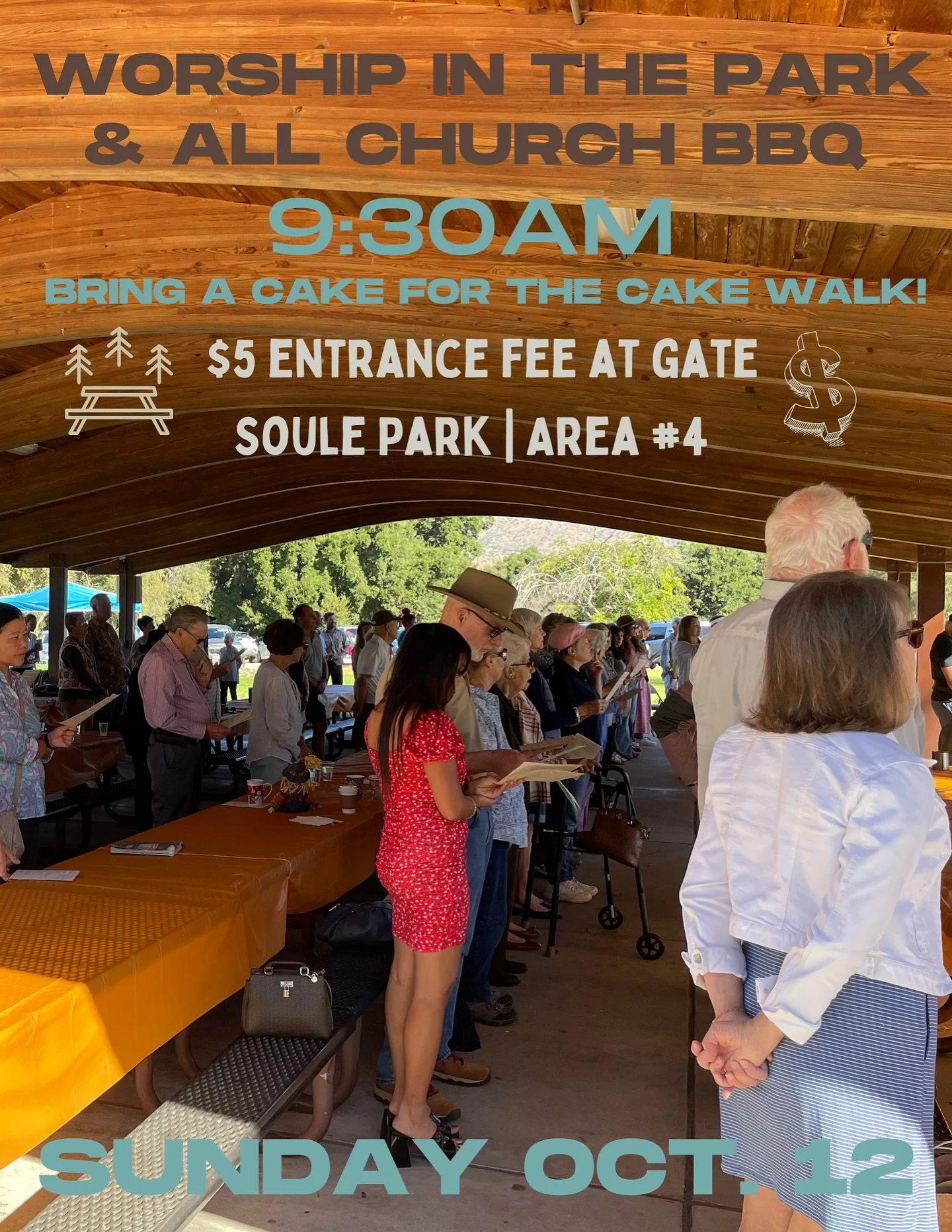 It&rsquo;s that time of year again! This Sunday we will be relocating for the day to soule park. Come join and don&rsquo;t forget to bring a cake for our annual cake walk!
