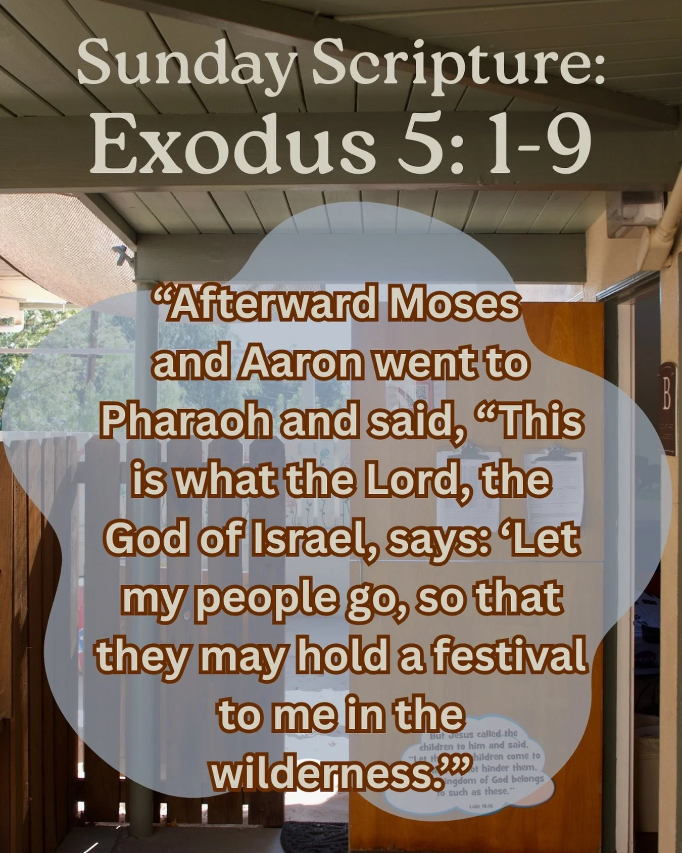 What do you do when pharaoh says no? Come worship with us this Sunday and find out!