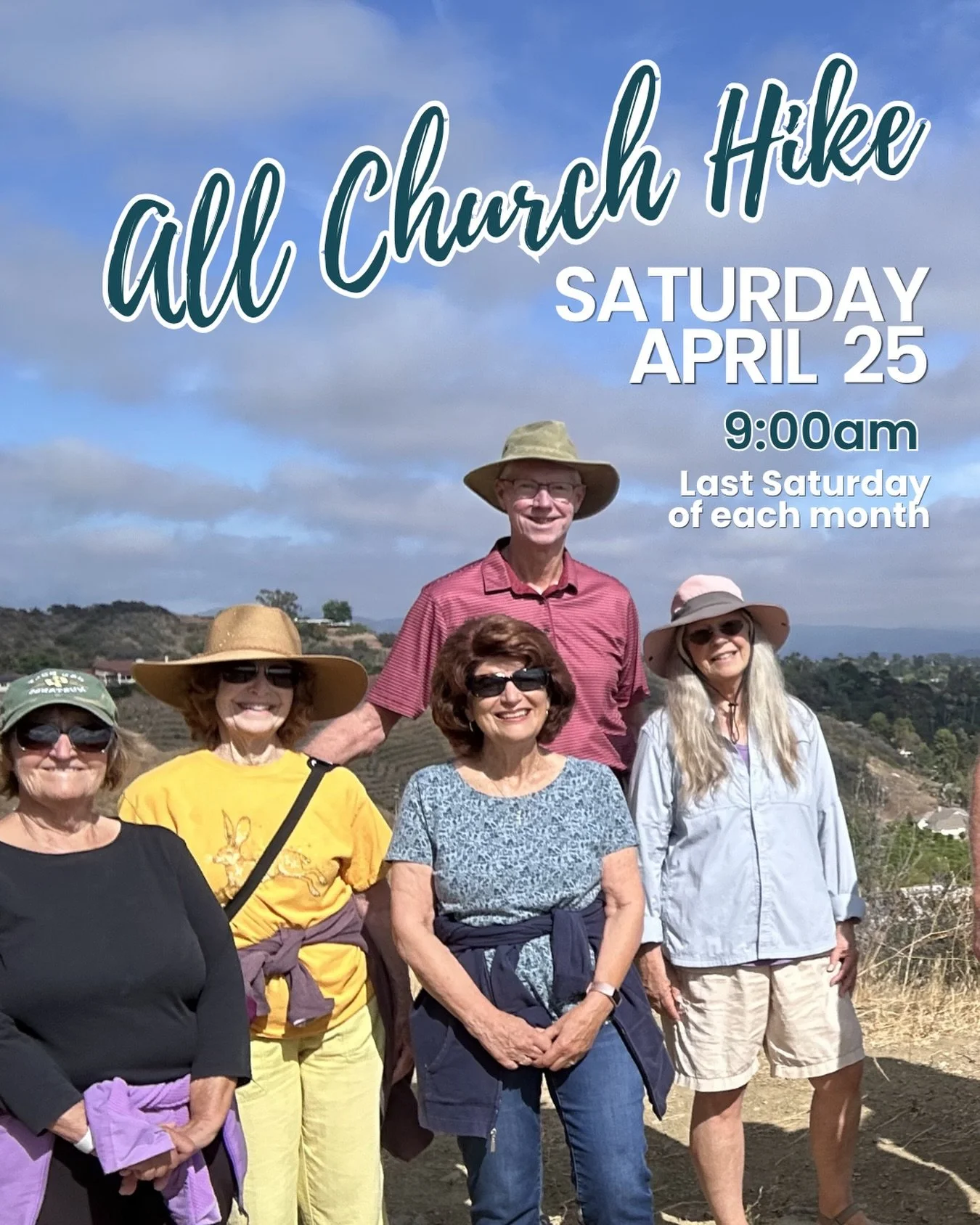 Join us our monthly all church hike for an easy trek to benches! We will be meeting at Shelf/Signal Road. DM for more info!