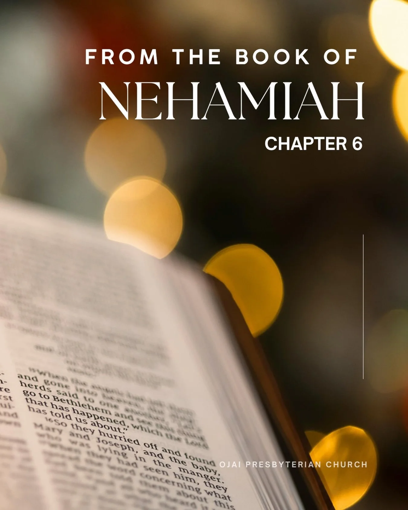 This is the last week in the book of Nehemiah that concludes with how trust overcomes fear. Join us as we reflect on God&rsquo;s faithfulness and what it means to trust even in uncertain seasons.