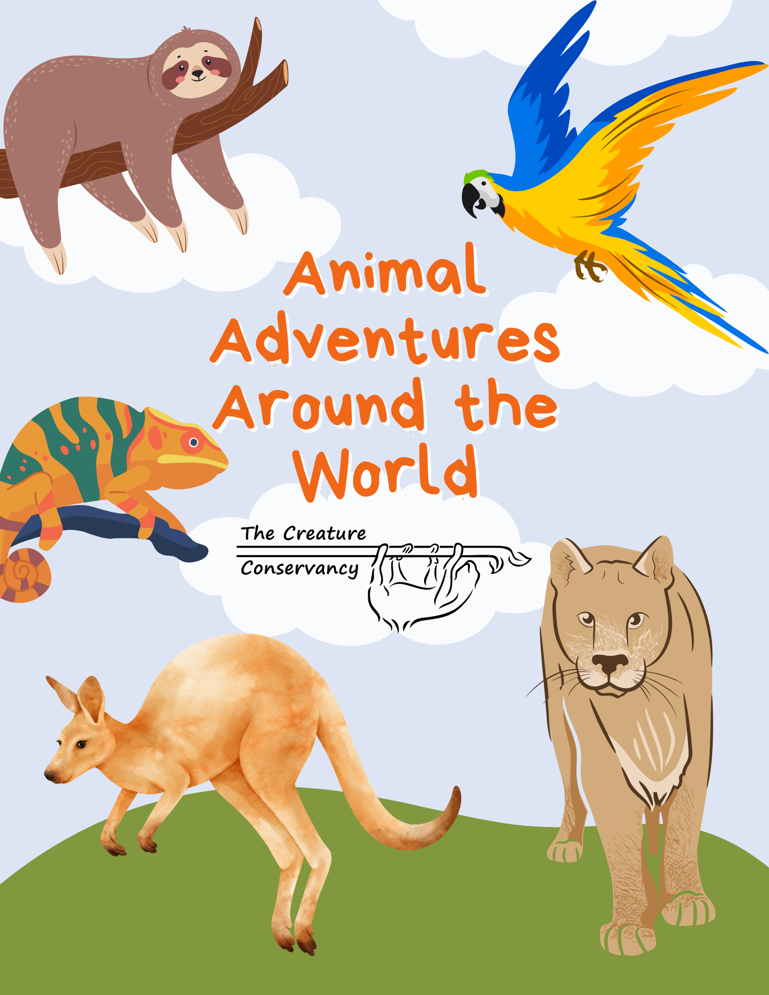 Animal Adventures Around the World (Grades 1&2) August 18th - 22nd - FILLED