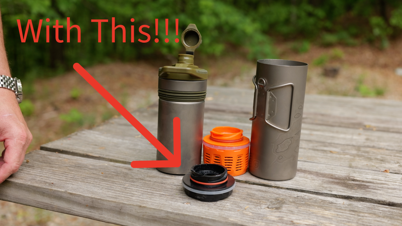 Turn your Grayl GeoPress into an every day bottle