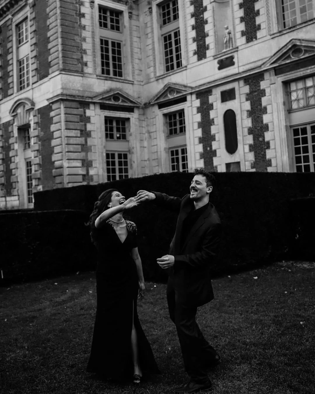 Break the rules. Do it your way.

For their welcome dinner, Michelle &amp; Stefan chose black &mdash; bold, elegant, and absolutely unforgettable.
Traditions are beautiful, but what matters most is staying true to your story. And this one? It started