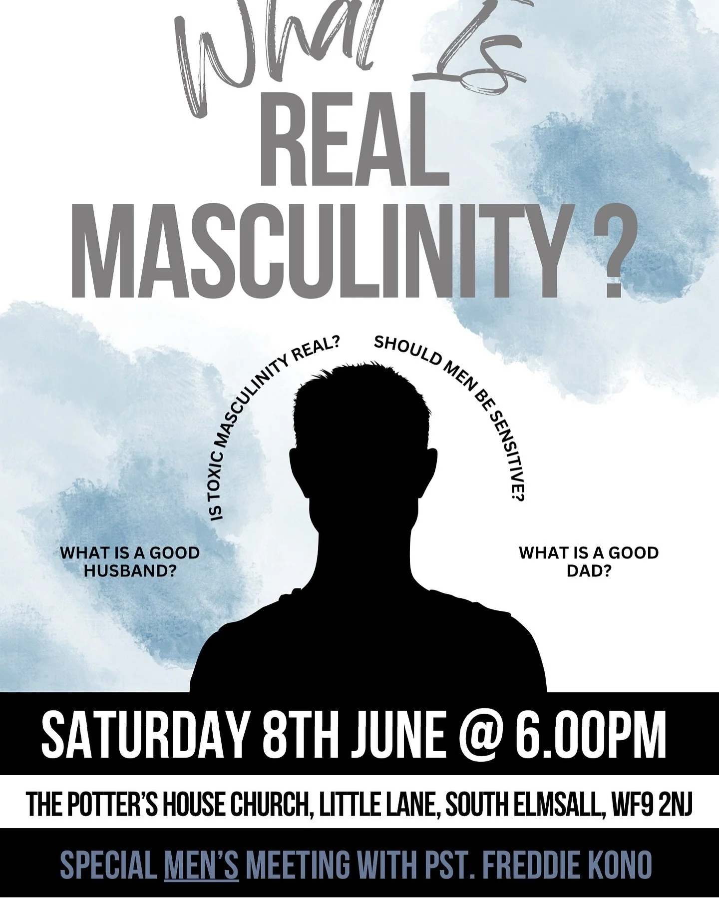 Join us for an eye-opening event on &lsquo;What is Real Masculinity&rsquo;! All men are welcome to come together, share, and learn in a supportive environment. Invite a friend, don&rsquo;t miss out💪 #RealMasculinity #allwelcome #christan