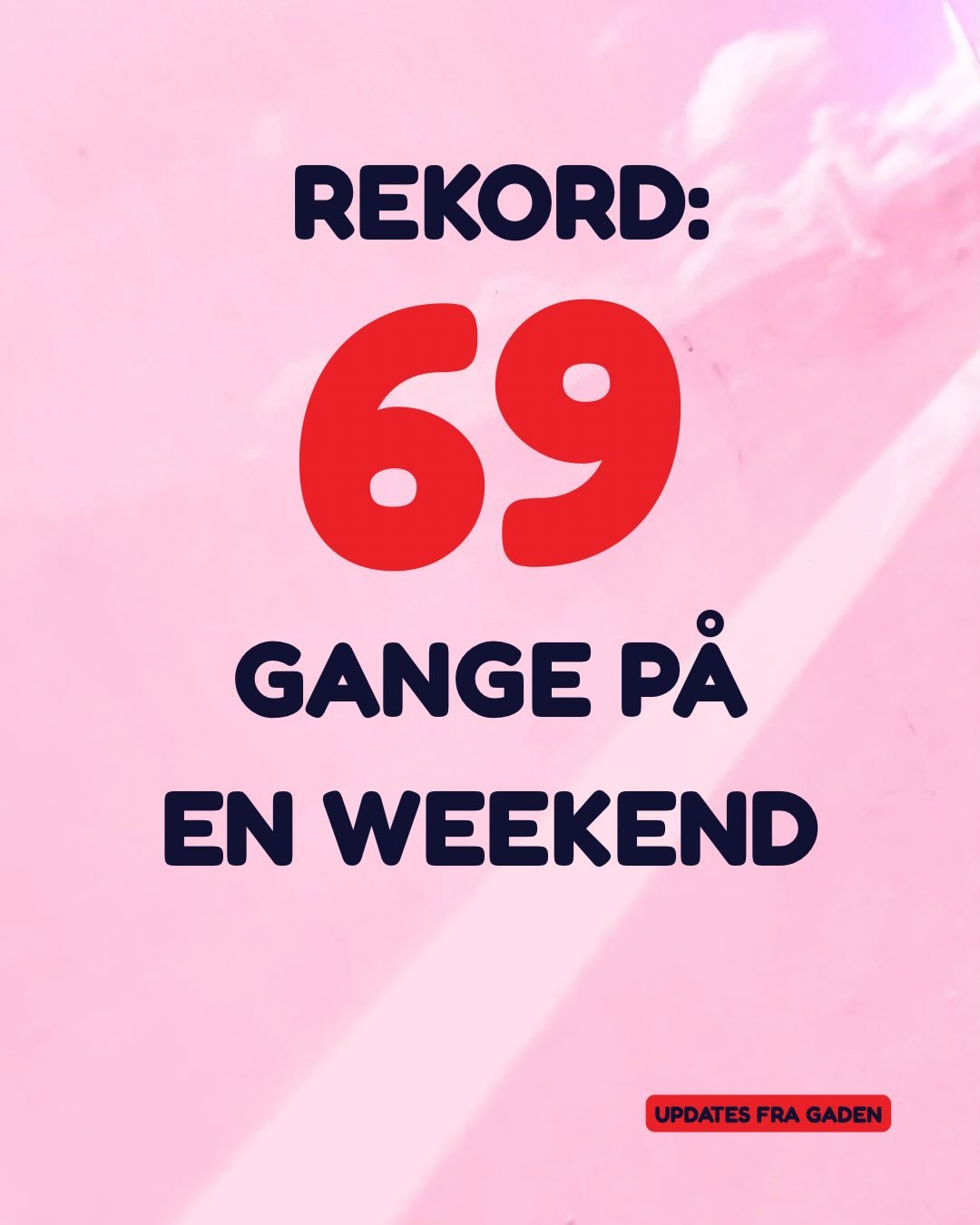 Vi har kun haft vores nye varevogn p&aring; gaden i to uger, og vi har allerede sl&aring;et rekord i antallet af bes&oslash;g p&aring; en weekend 🚗💨 Denne weekend blev vores varevogn brugt hele 69 gange, mens vi var ude torsdag kl. 00.00 til 04.00 
