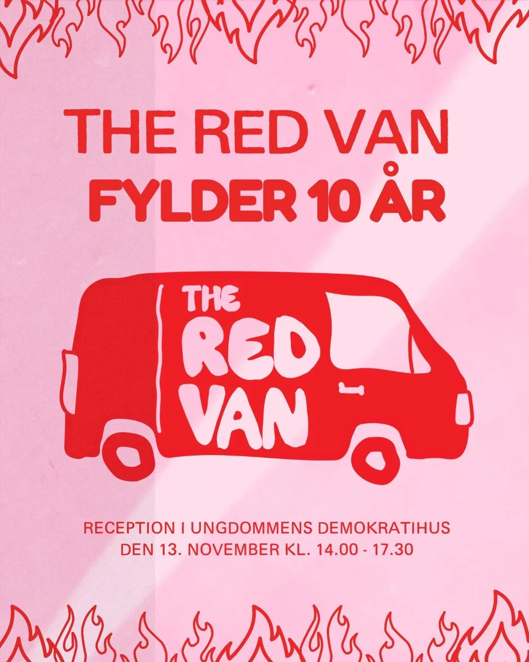 Vi fylder 10 &aring;r i november og inviterer til &aring;ben reception i @ungdommensdemokratihus 🚗❤️🚗❤️🚗❤️

Kom og fejr 10 &aring;r p&aring; gaden for sexarbejderes rettigheder med opl&aelig;g, brandtaler og bobler. Vi samler forskere, aktivister,