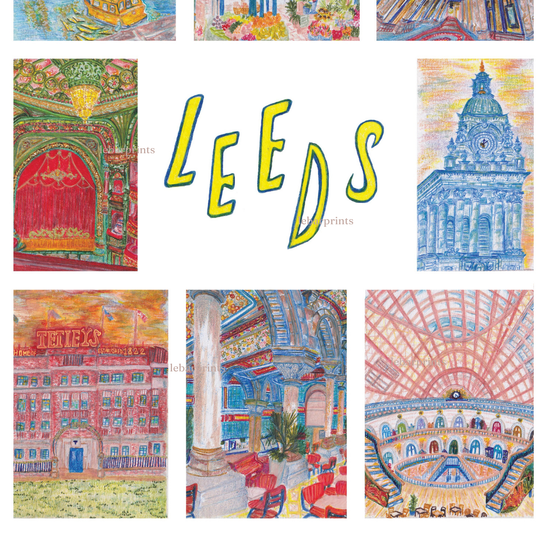 The Leeds print - A4 — Lebar Prints