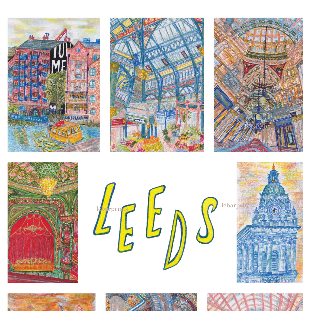 The Leeds print - A4 — Lebar Prints