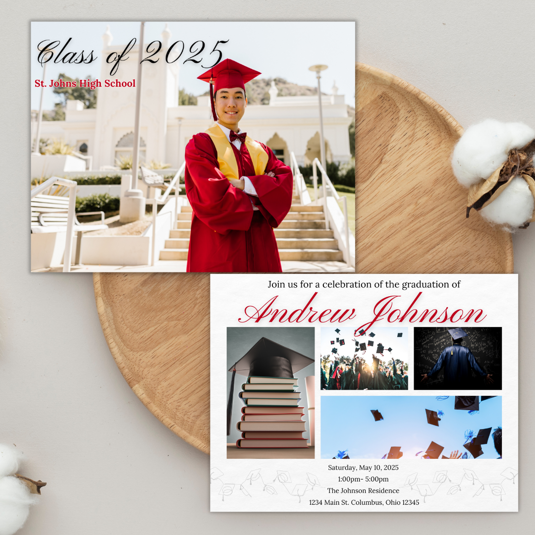 Custom Graduation Cards Deposit