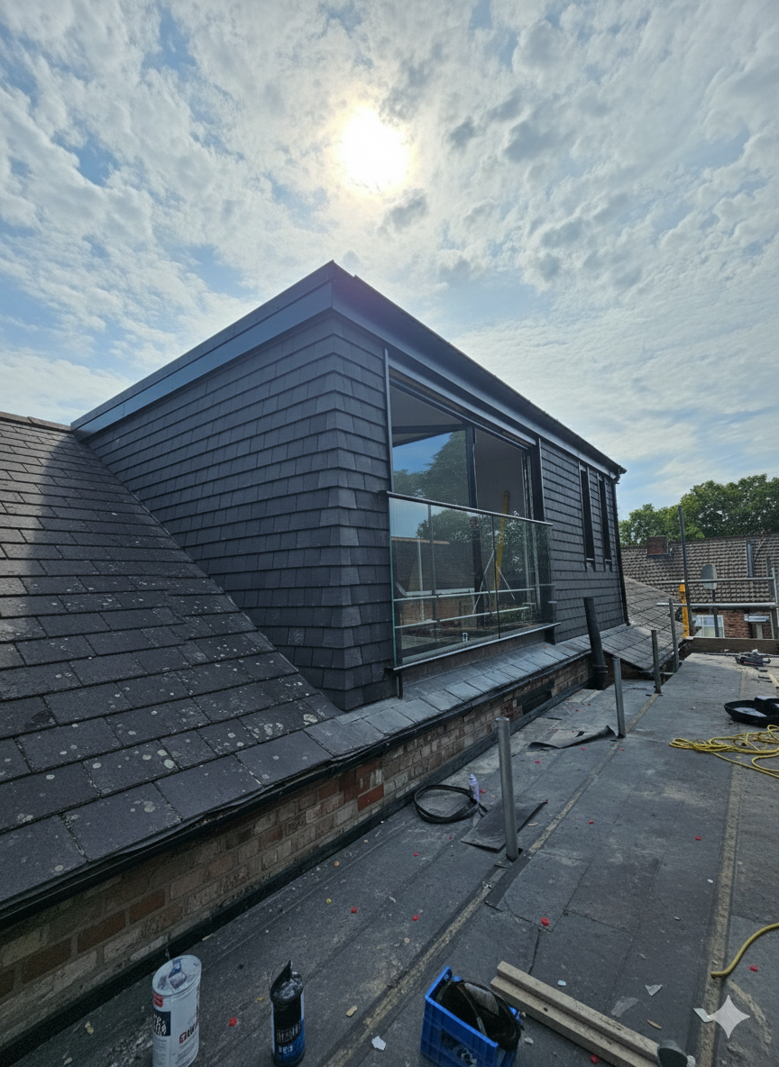 Dormer loft conversion in Preston