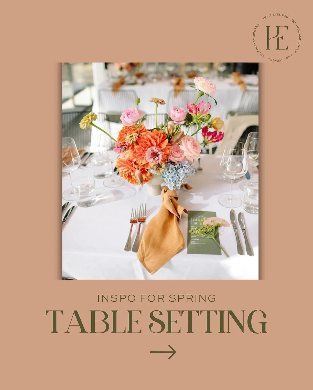 🌸 Primavera en la mesa 🌸 

Colores vibrantes, flores frescas  y detalles que inspiran. Un montaje que invita a disfrutar de cada momento con estilo.

 &iquest;Cu&aacute;l es tu combinaci&oacute;n favorita? ✨🌿

#CreandoAmbientes #TableSetting #Spri