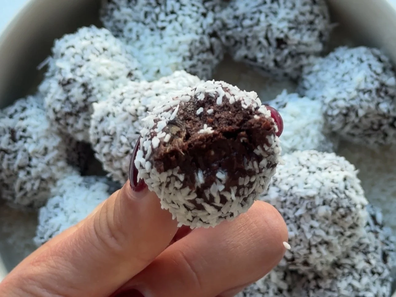 Havregrynskugler med dadler