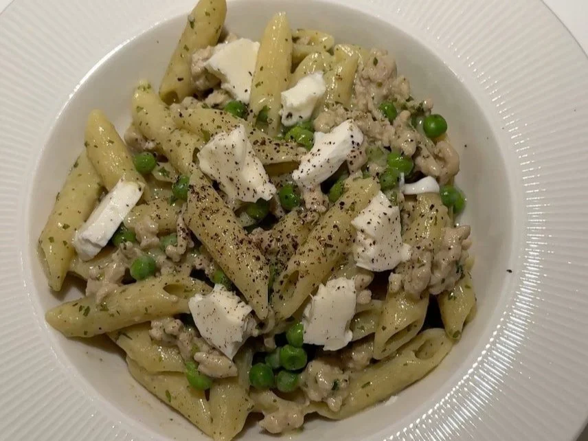 remet Pasta med Kylling, Ærter og Mozzarella