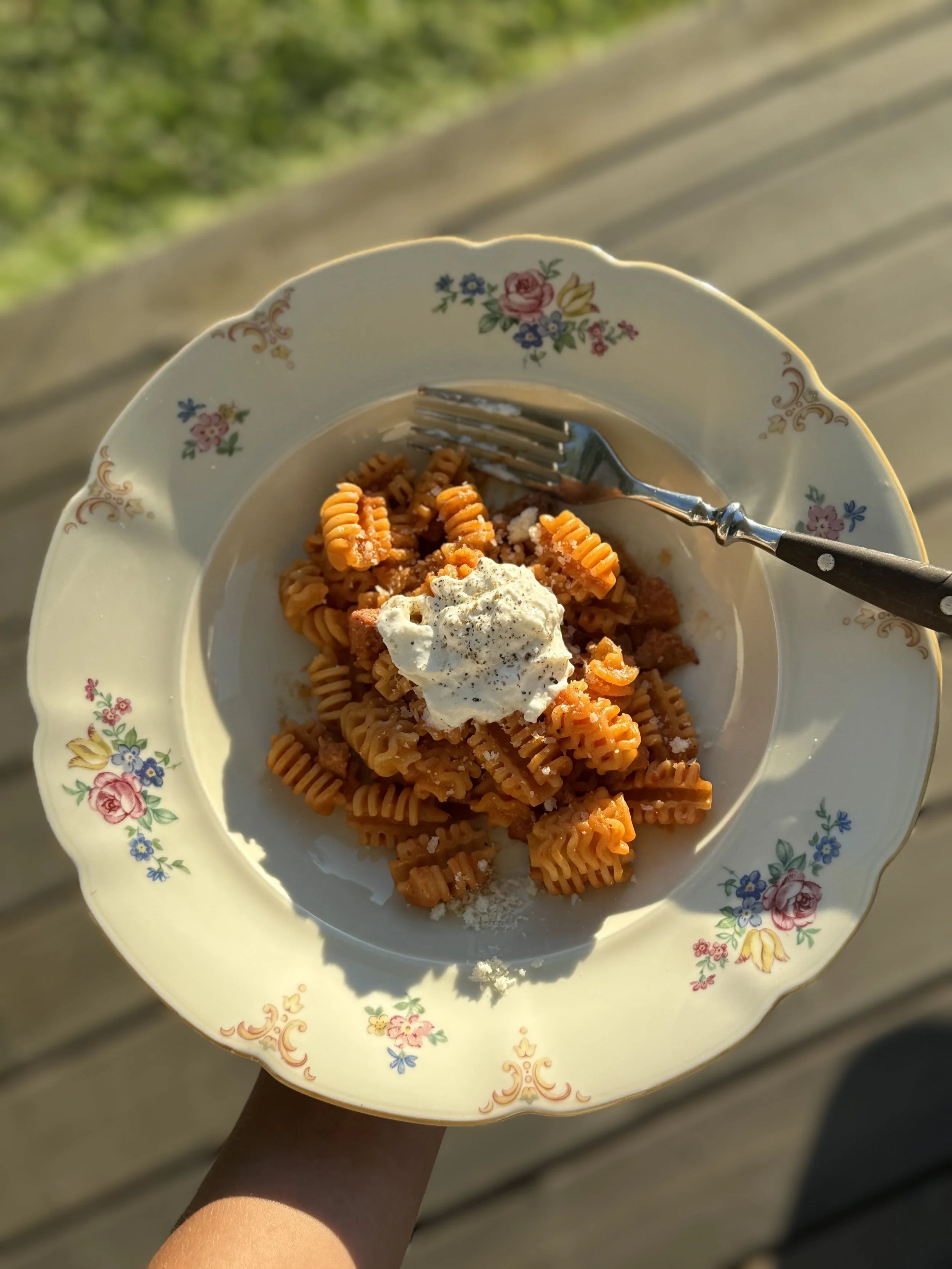 Gigi Hadid pasta med salsiccia 