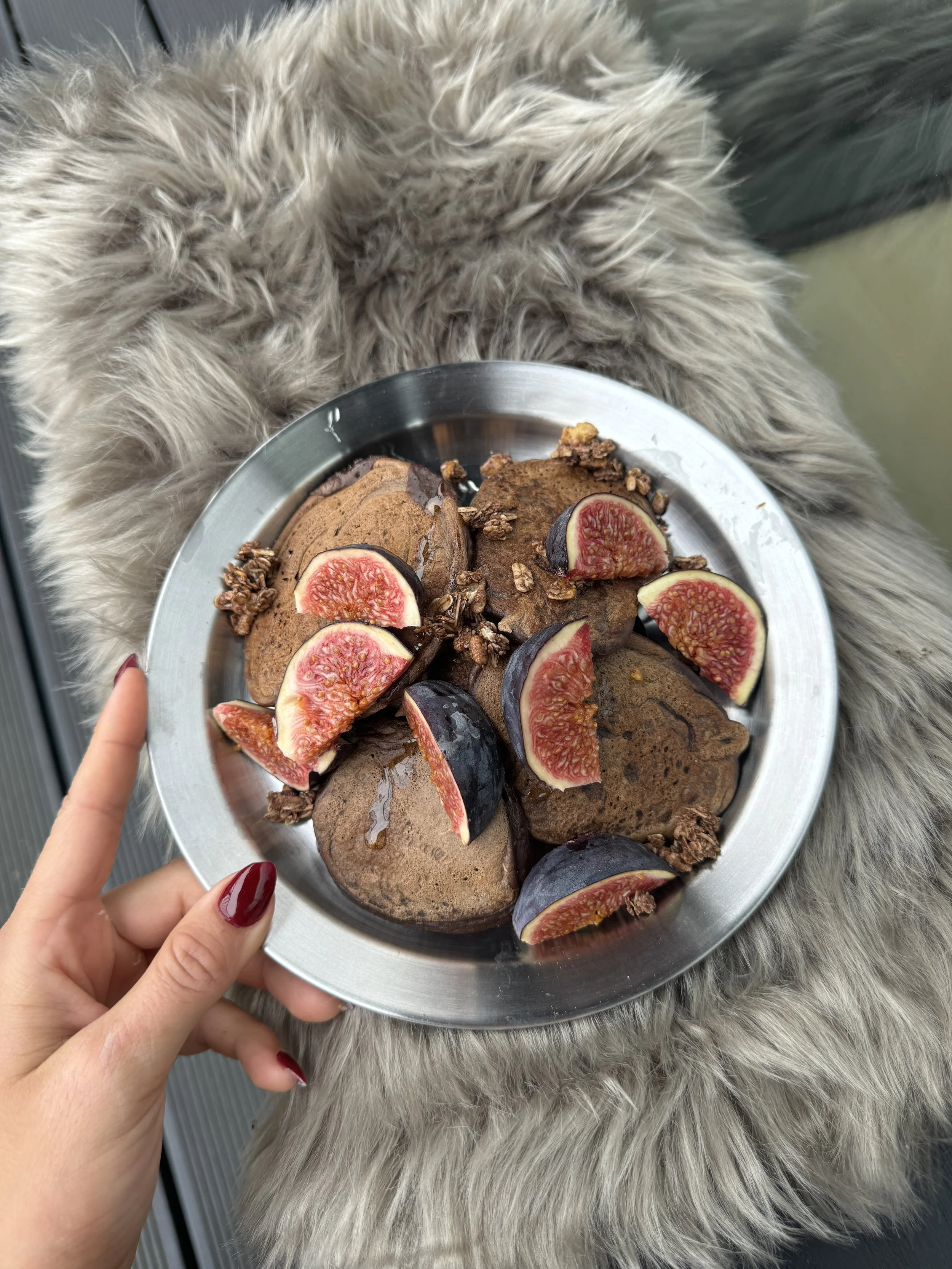 Chokolade protein pandekager