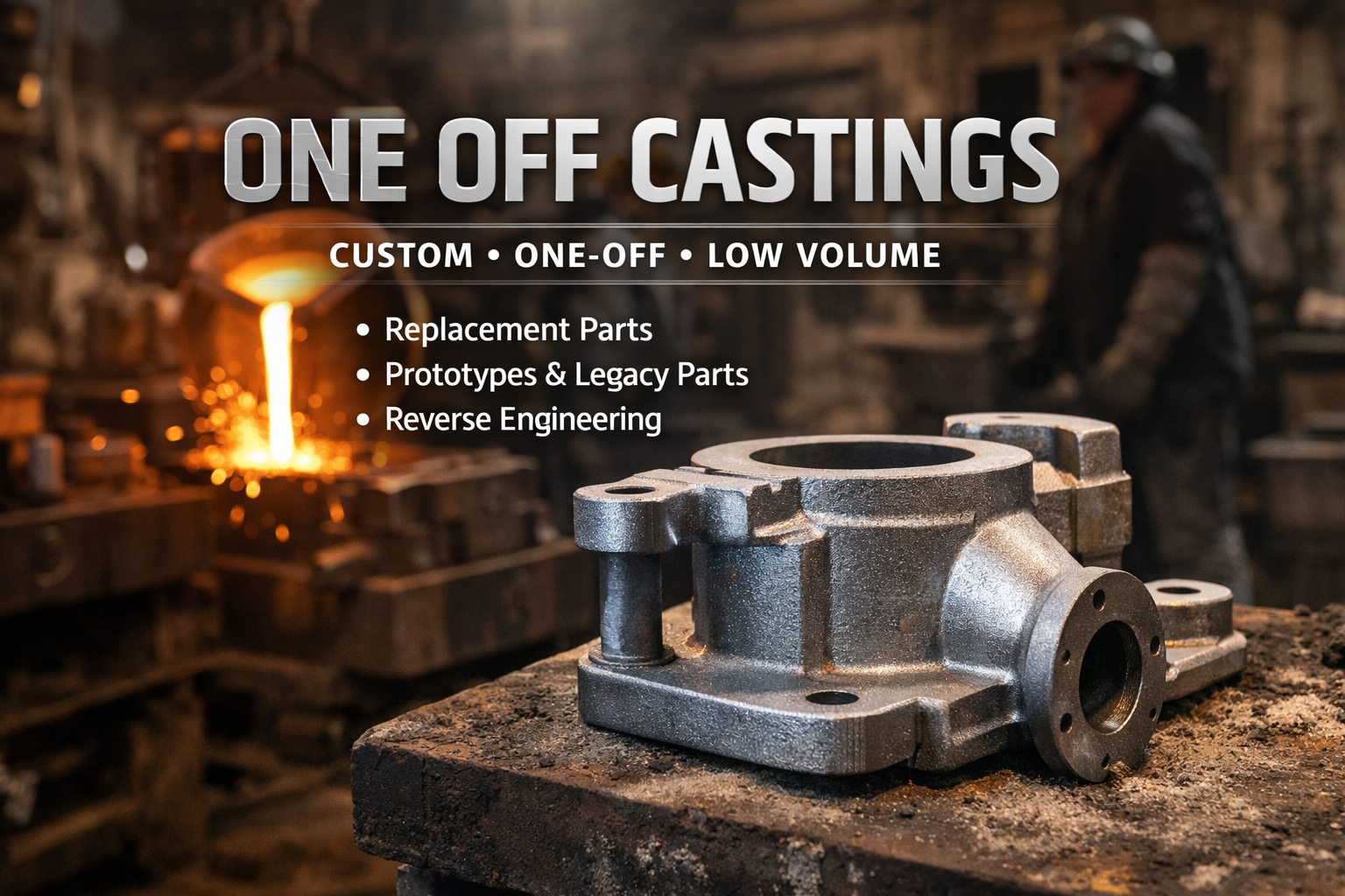 Custom One-Off Castings for Industrial &amp; Engineering Applications