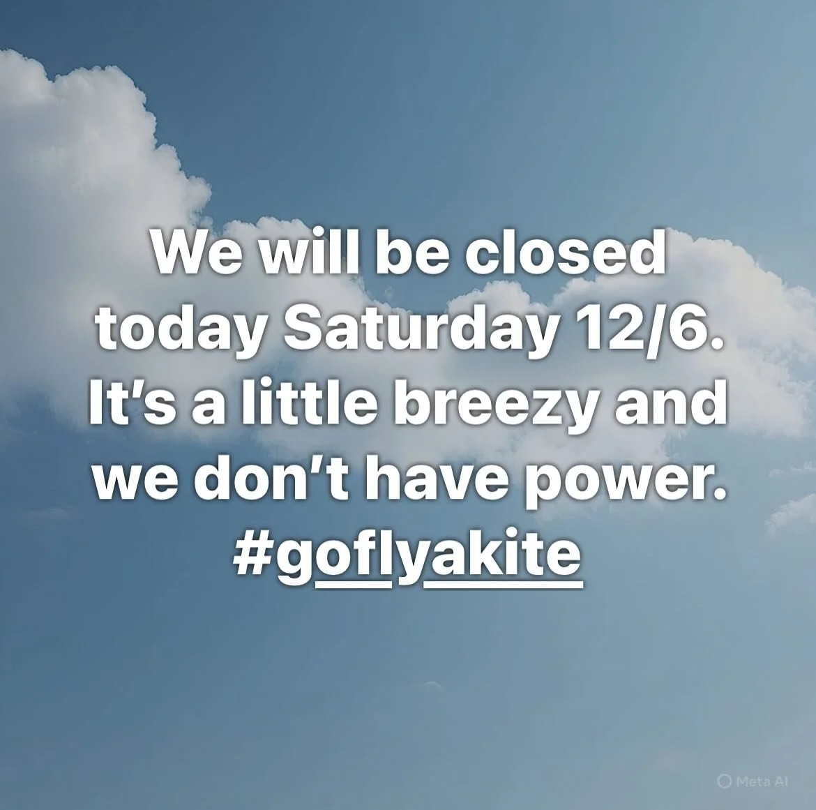 Can you feel that wind? See you Tuesday 12/9!