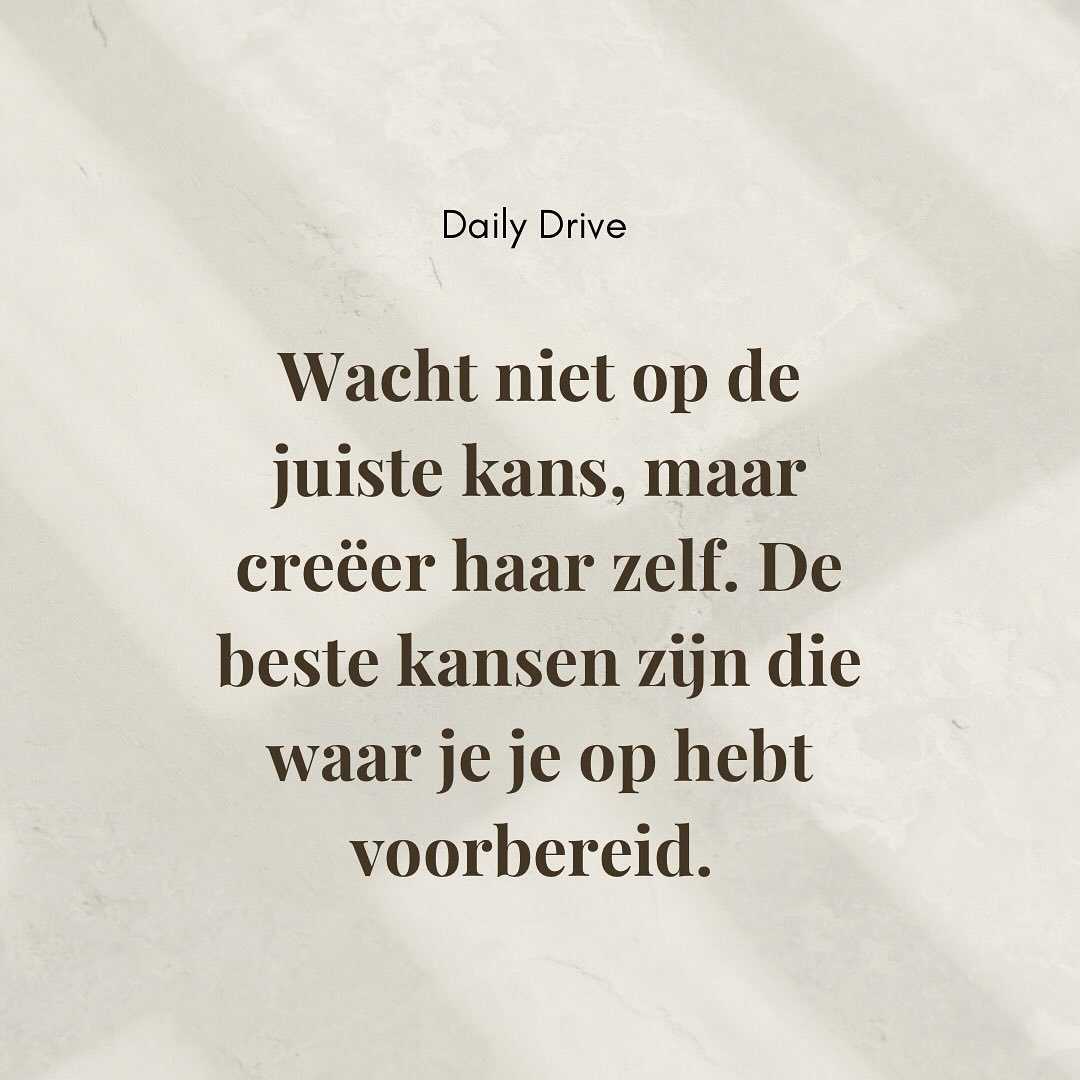 Je droombaan krijg je niet zomaar. Soms moet je hiervoor kansen cre&euml;ren door actief te bouwen aan je vaardigheden, netwerk en voorbereiding 📚

Wanneer dat moment komt, is het jouw voorbereiding die het verschil maakt tussen &lsquo;een gesprek v