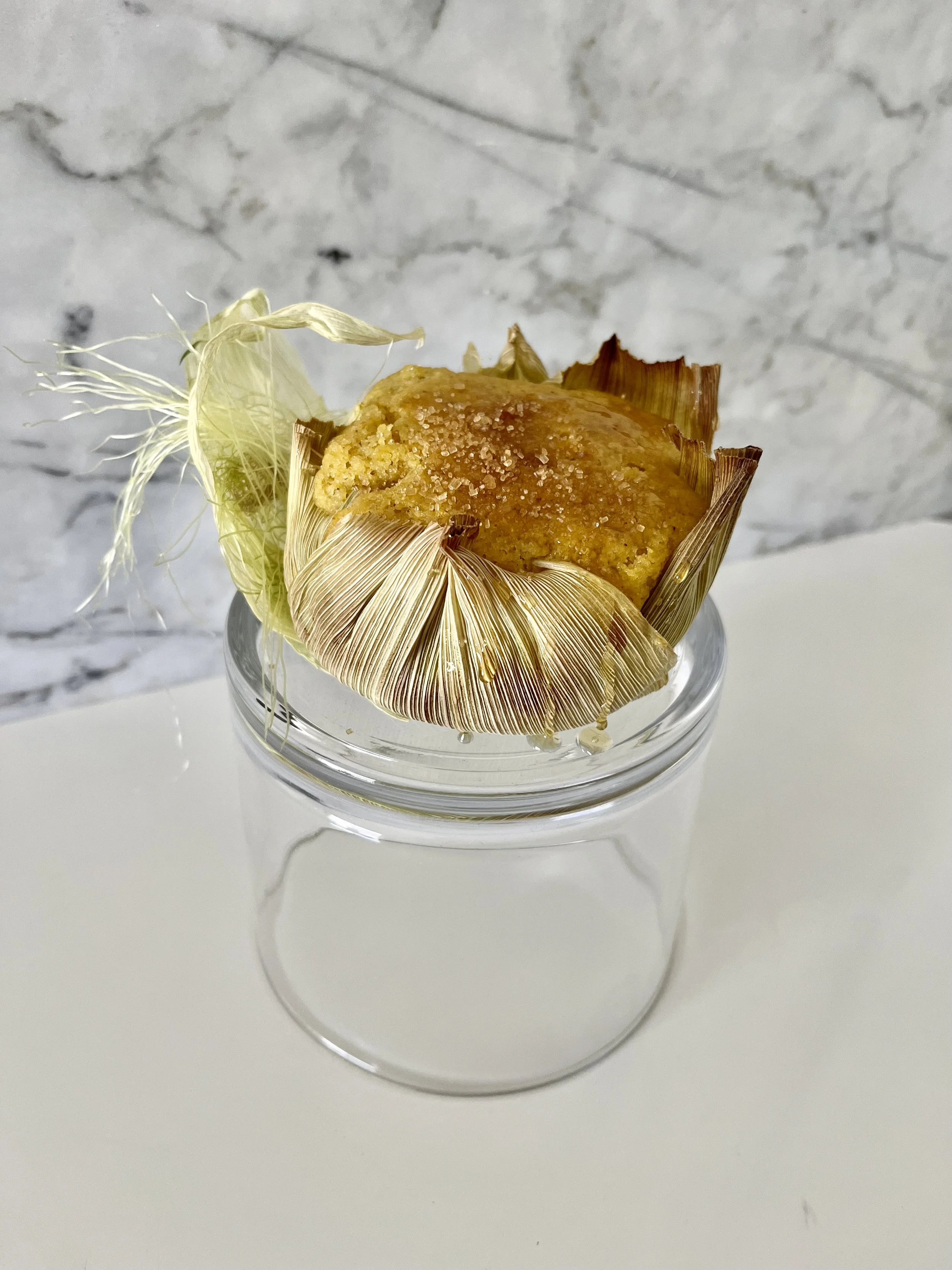 Corn honey muffins baked in corn husk.
Two dozen minimum.
$8.00 ea.