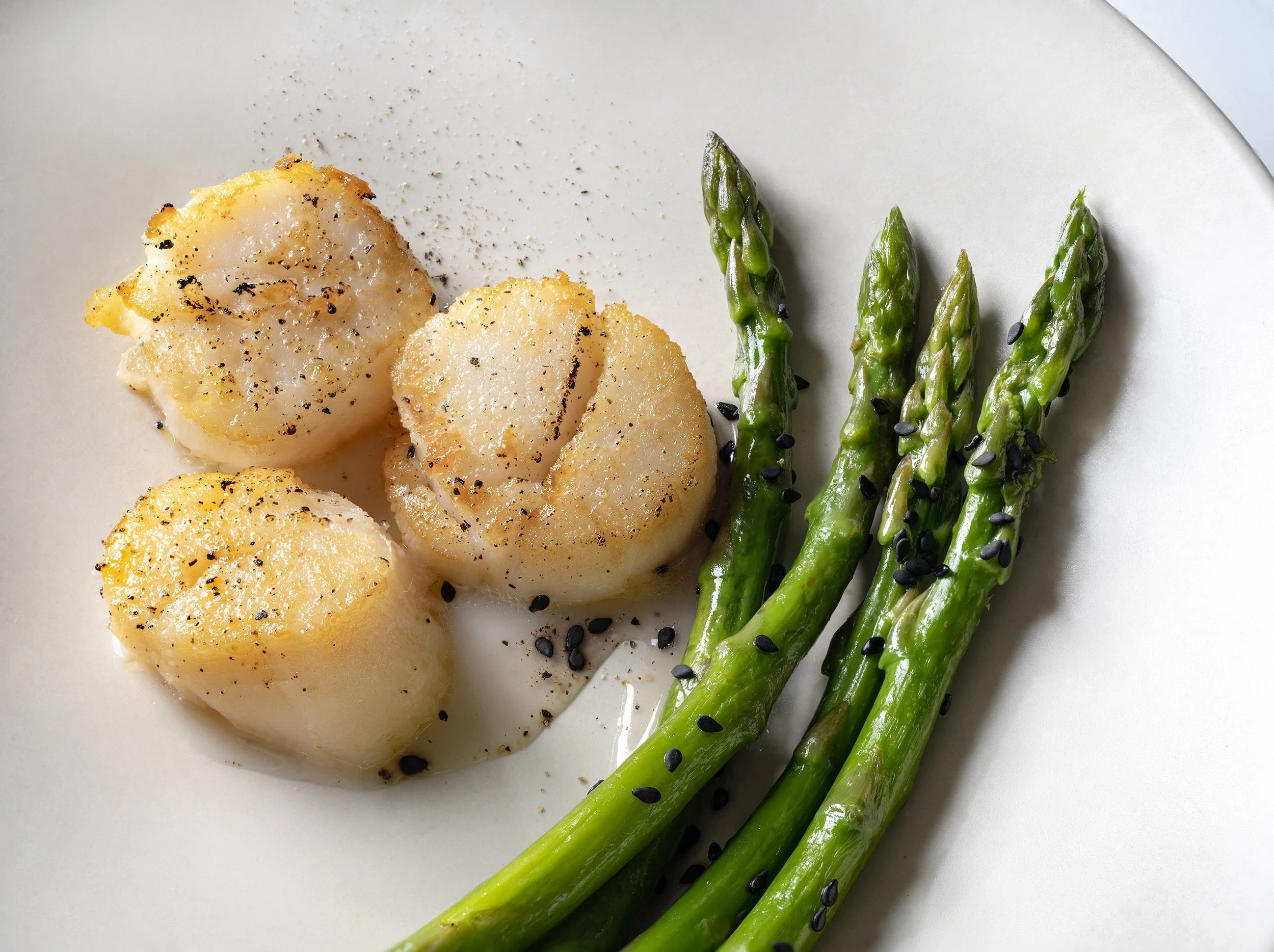 Scallops & Asparagus