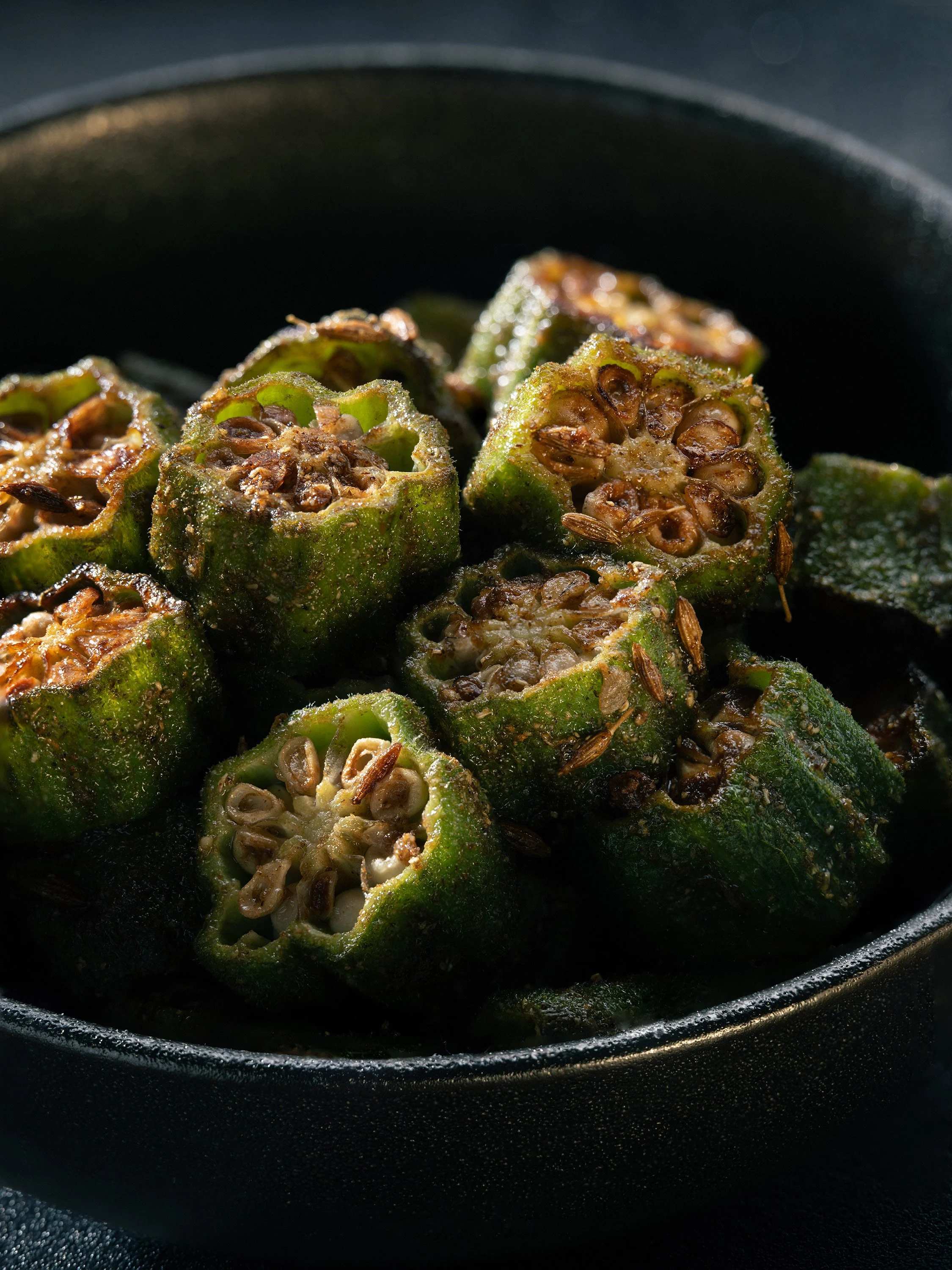 Coriander Okra