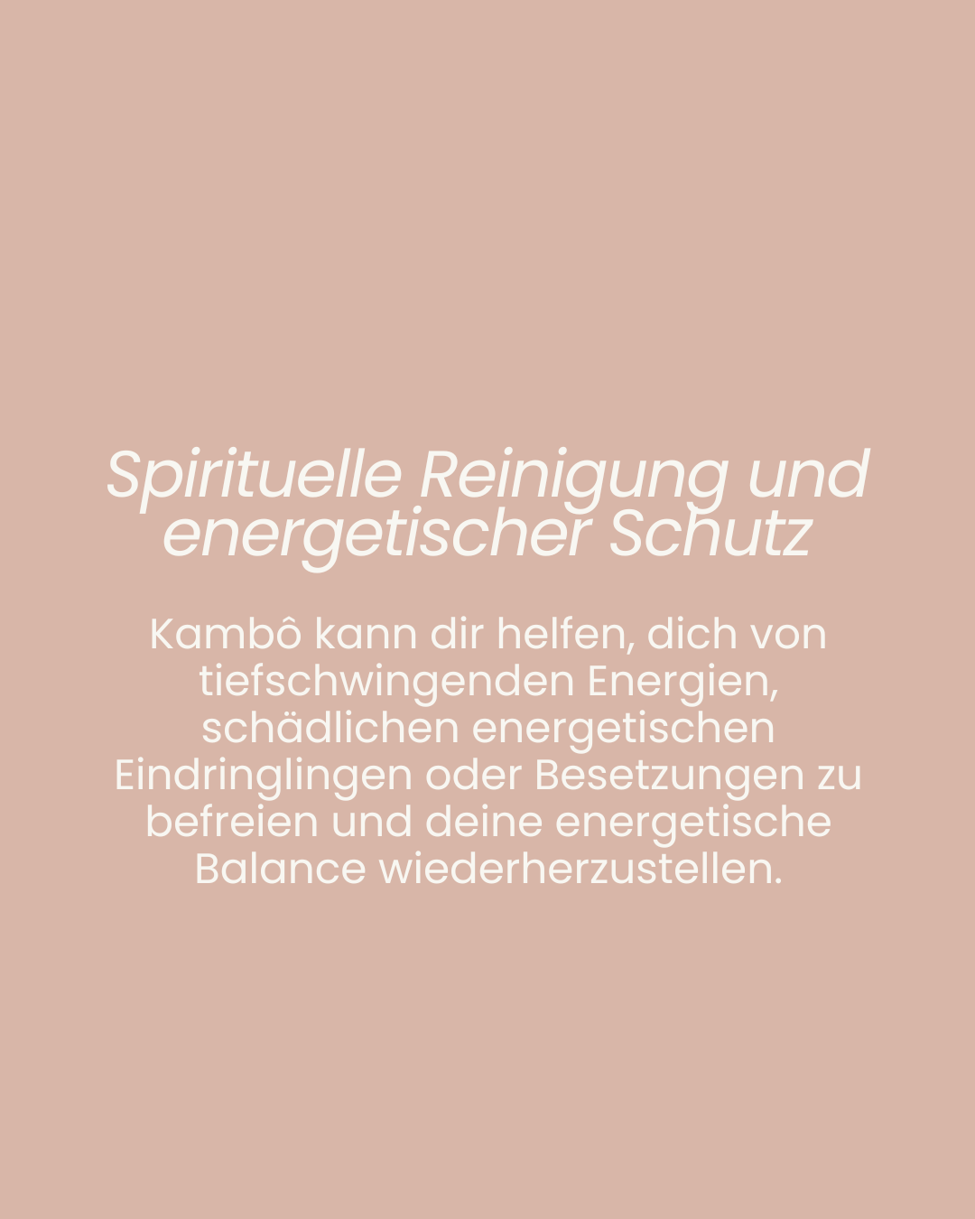 Spirituelle Reinigung und energetischer Schutz