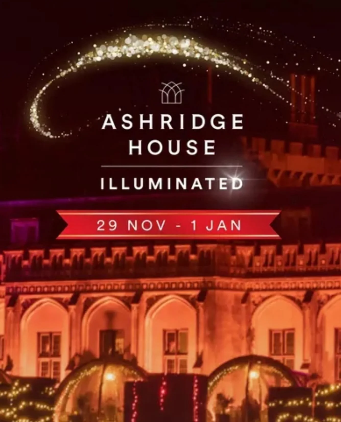 Experience for yourself the magic of Christmas at Ashridge House Illuminated, in partnership with TLC Decor. #christmas #christmasdecor #ashridgehouse #ashridge #ashridgeestate #tlcit