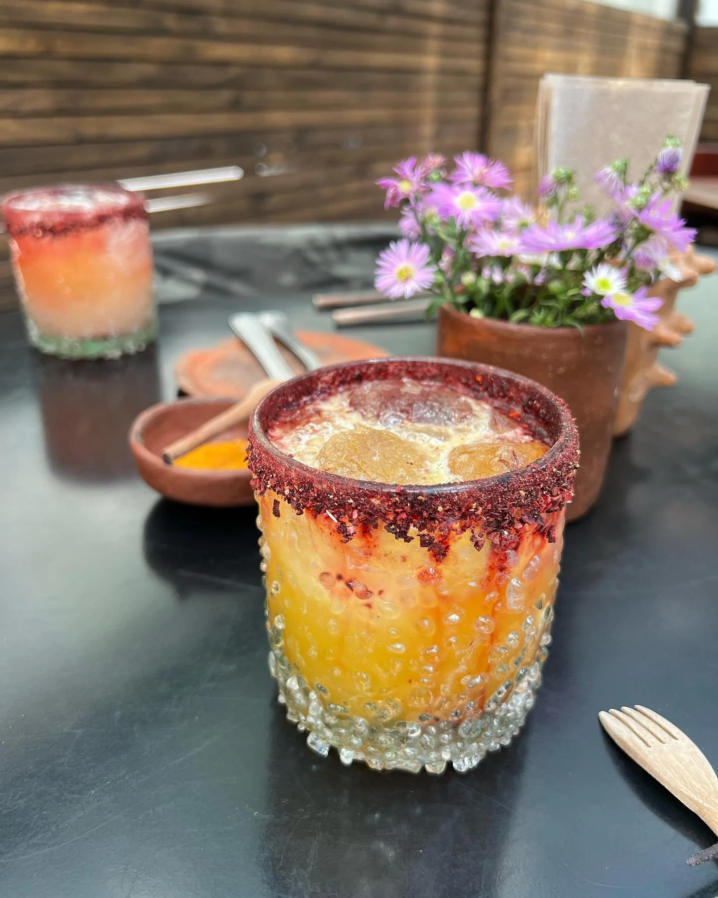 Back from #CDMX, but I have to share this amazing #fungus-forward, Asian-Mexican fusion  #vegan restaurant, @wearelosloosers. Incredible menu, such cool drinks (they even have mushroom beer!), and beautiful decor. One of the dozens of #plantbased res