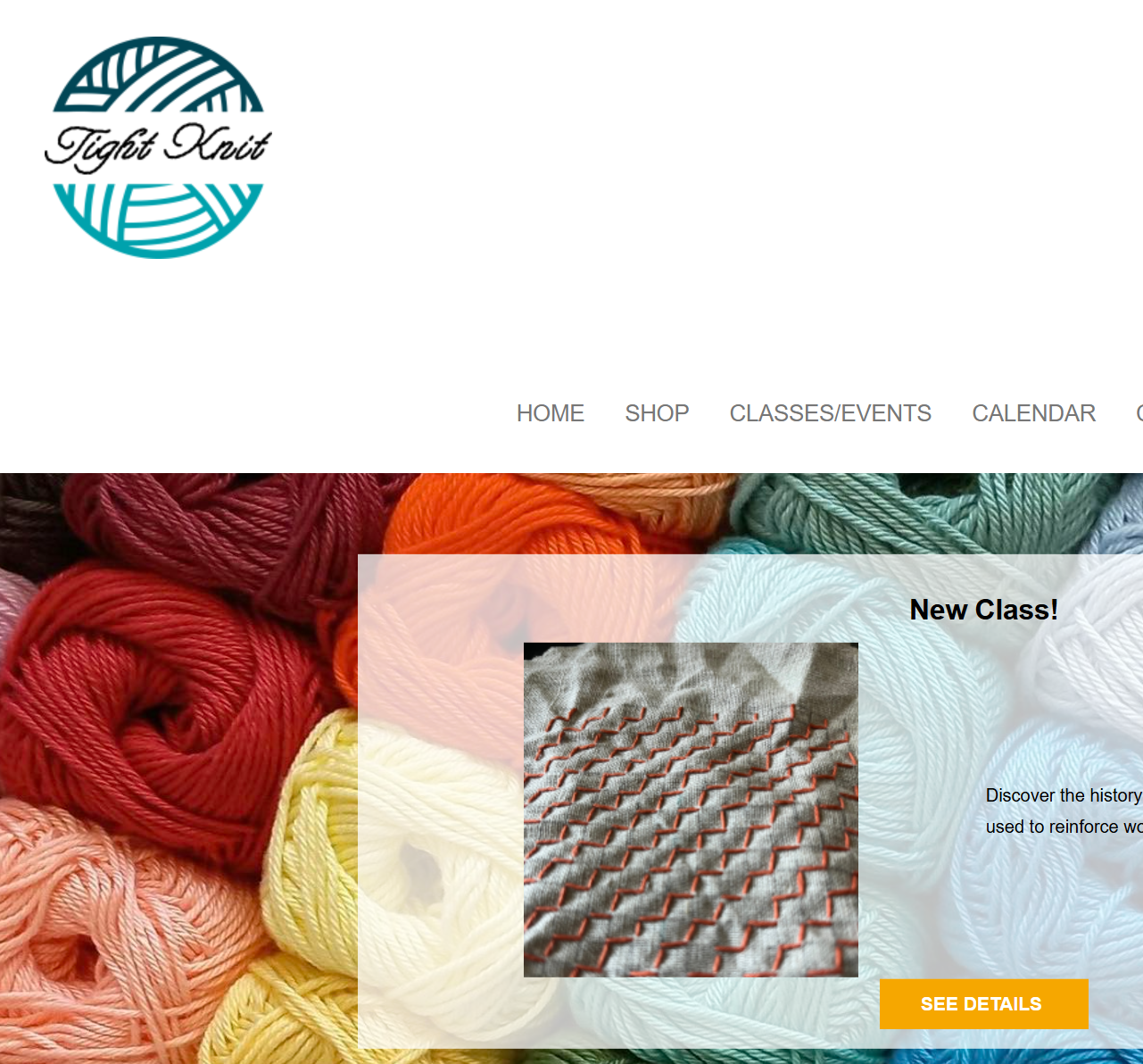 Sashiko Stitches @ Tight Knit 
