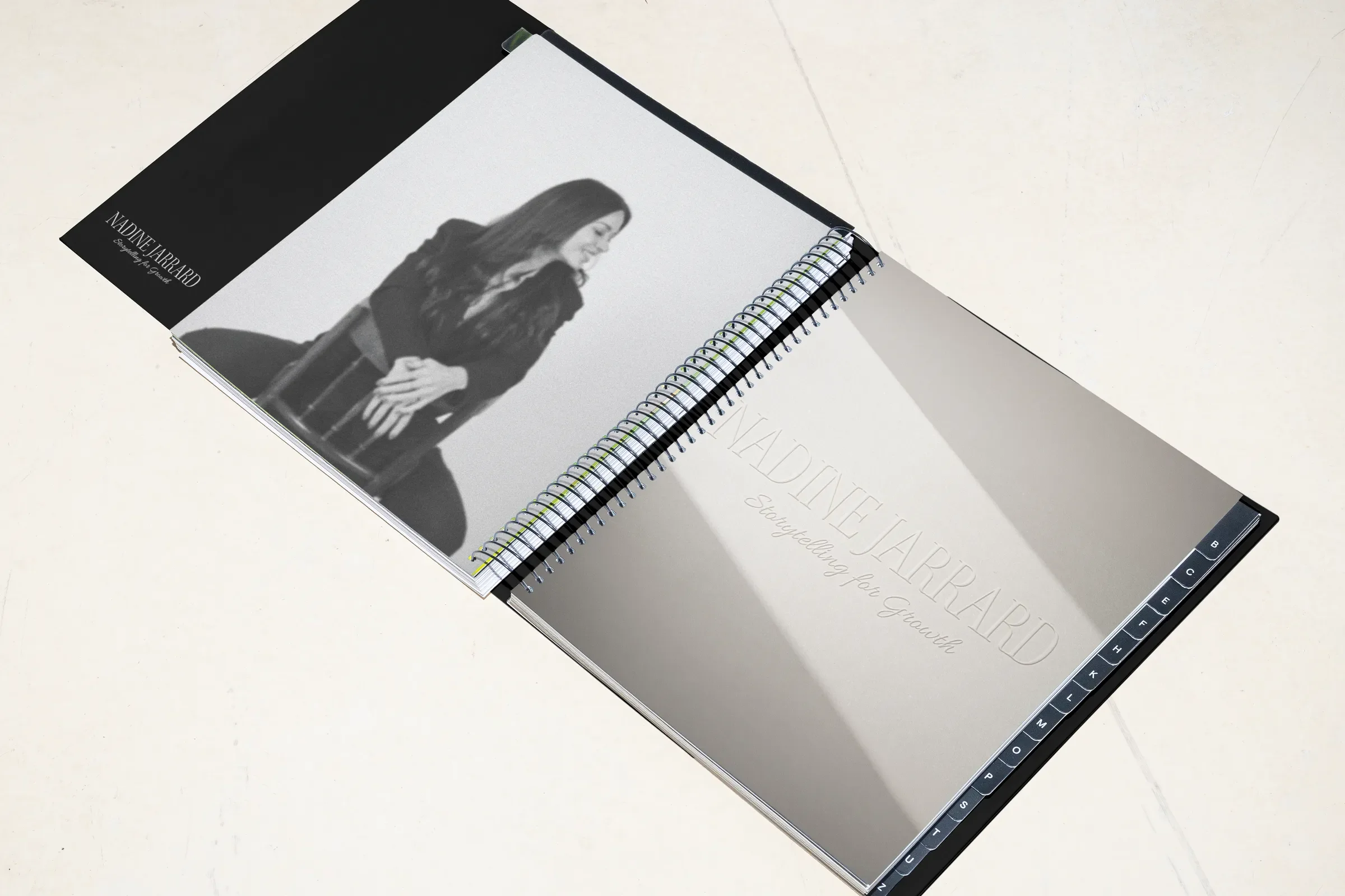 Manual de marca de Nadine Jarrard