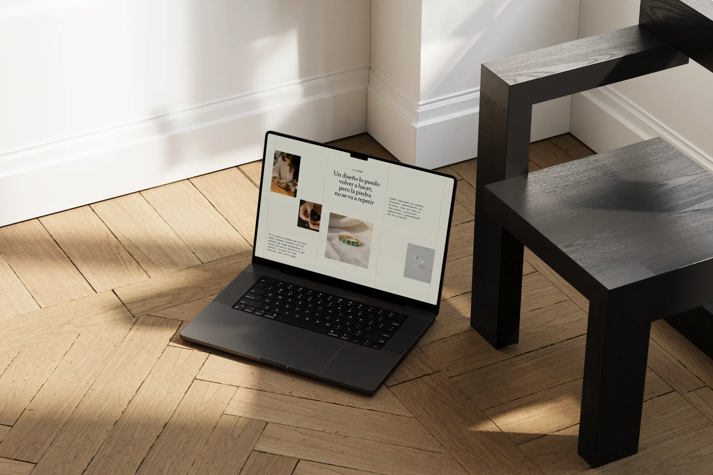 Tienda online de ASAPCHI en una laptop