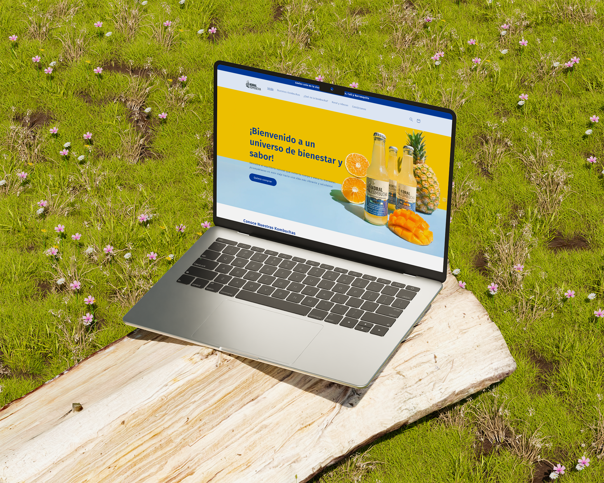 Koral Kombucha Website